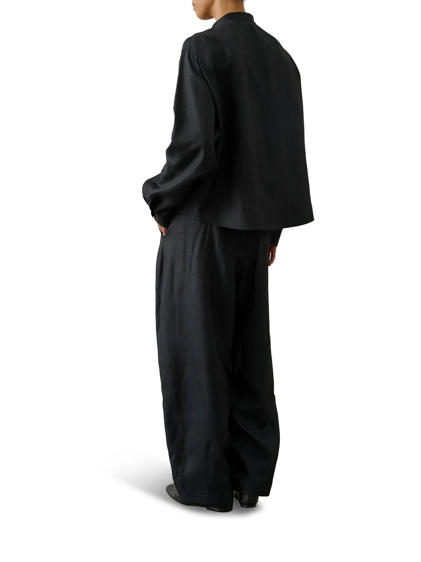 VERNON STRETCH SILK TROUSERS - Image 4