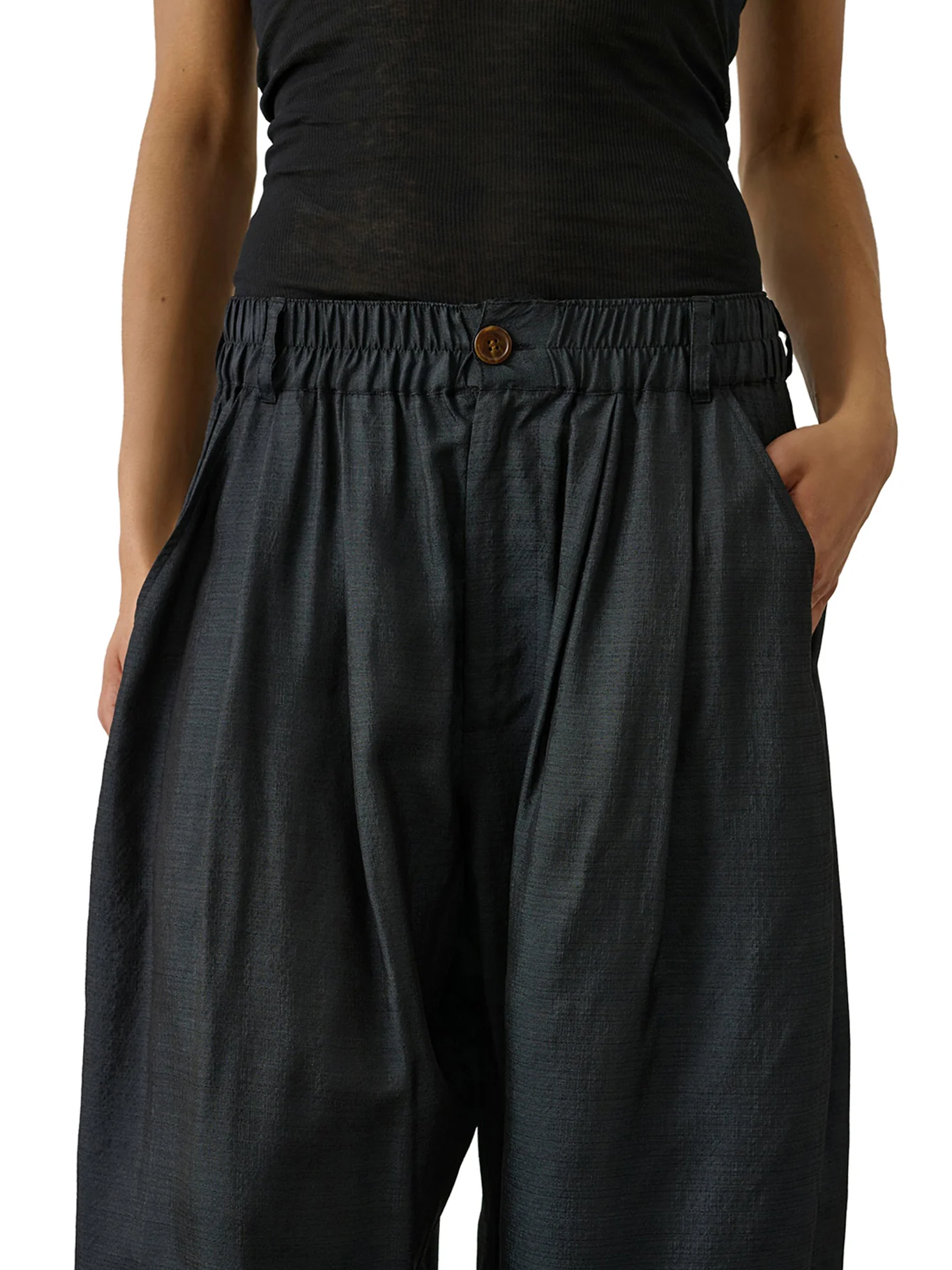 VERNON STRETCH SILK TROUSERS - Image 5