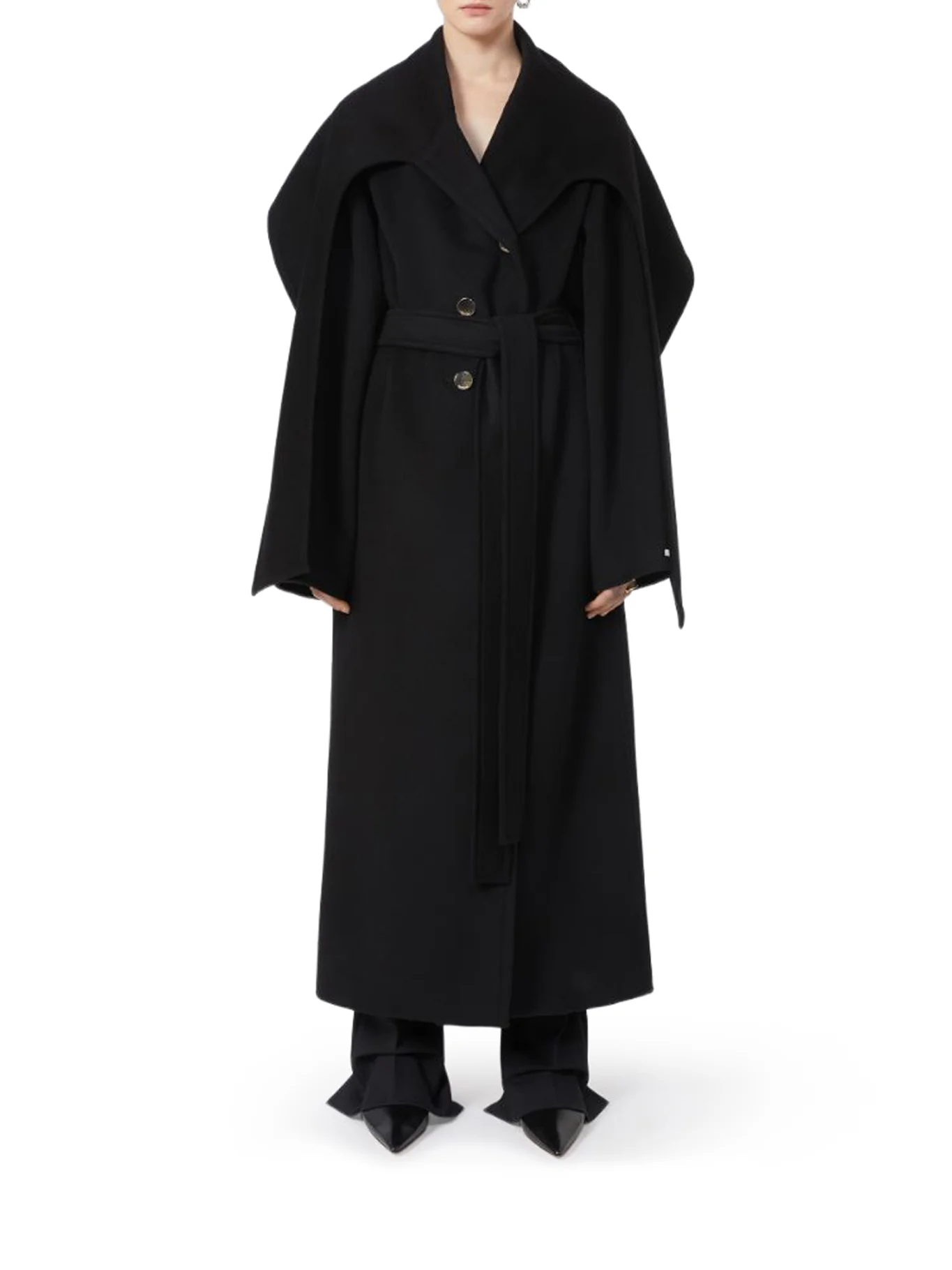 COAT WITH SCARF COLLAR - Image 2