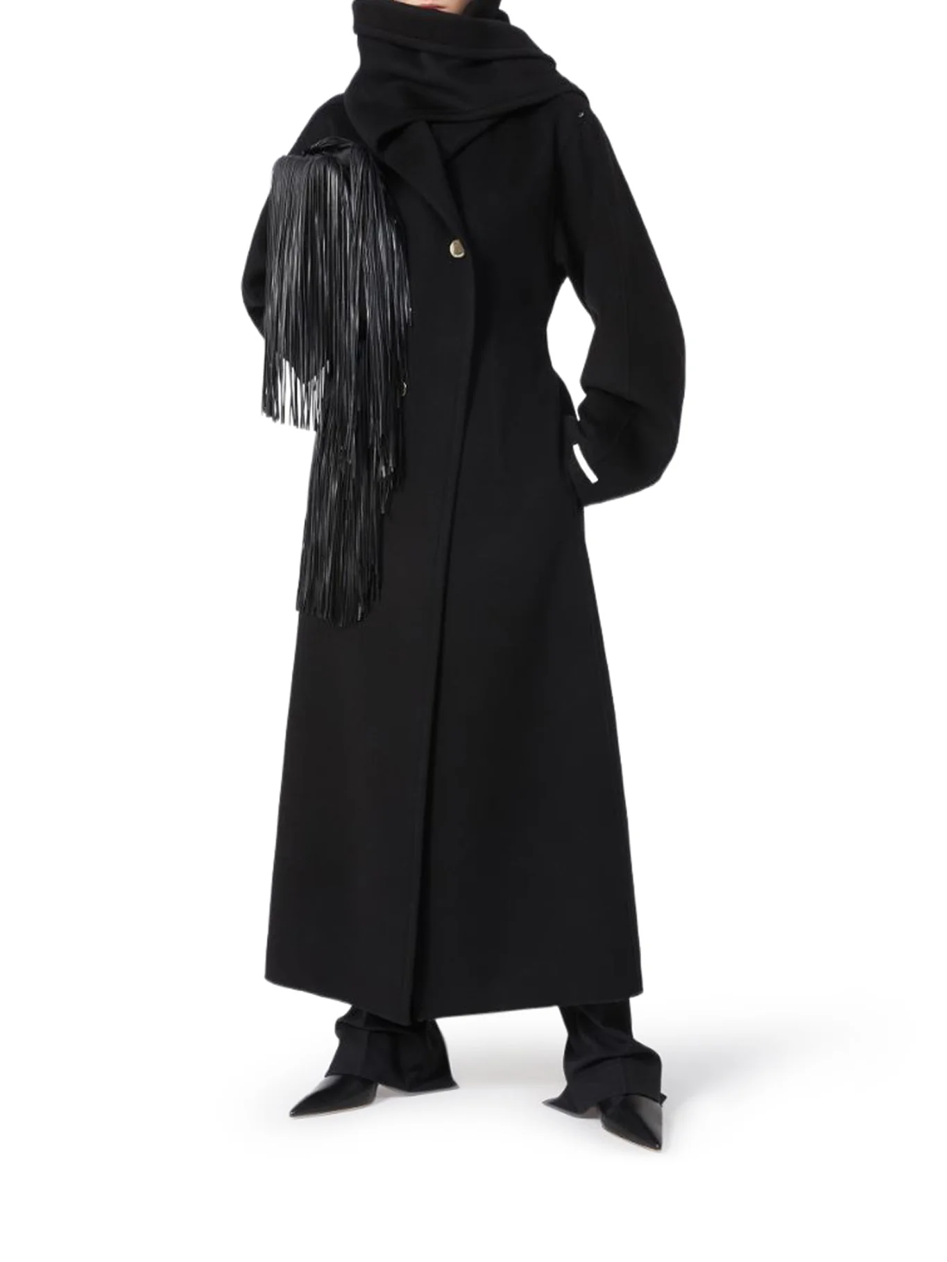 COAT WITH SCARF COLLAR - Image 3