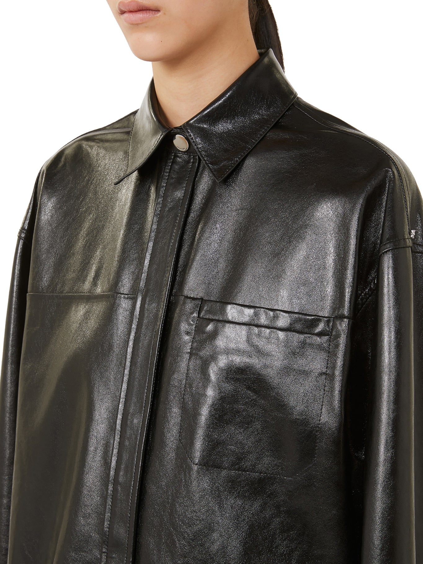 BOREL OVERSIZED NAPPA SHIRT - Image 5