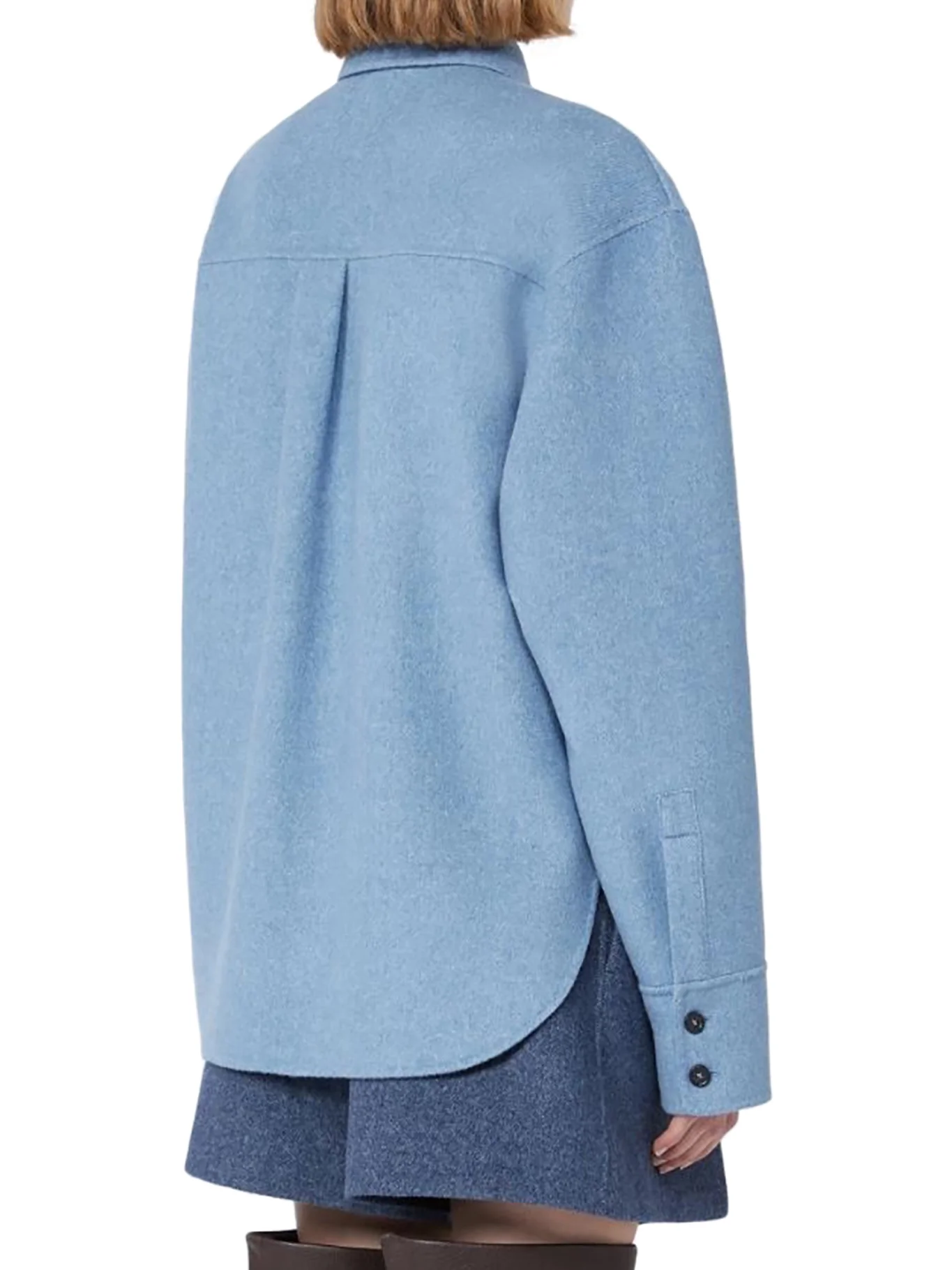 OVERSIZED PALPITI SHIRT IN PURE WOOL - Image 4