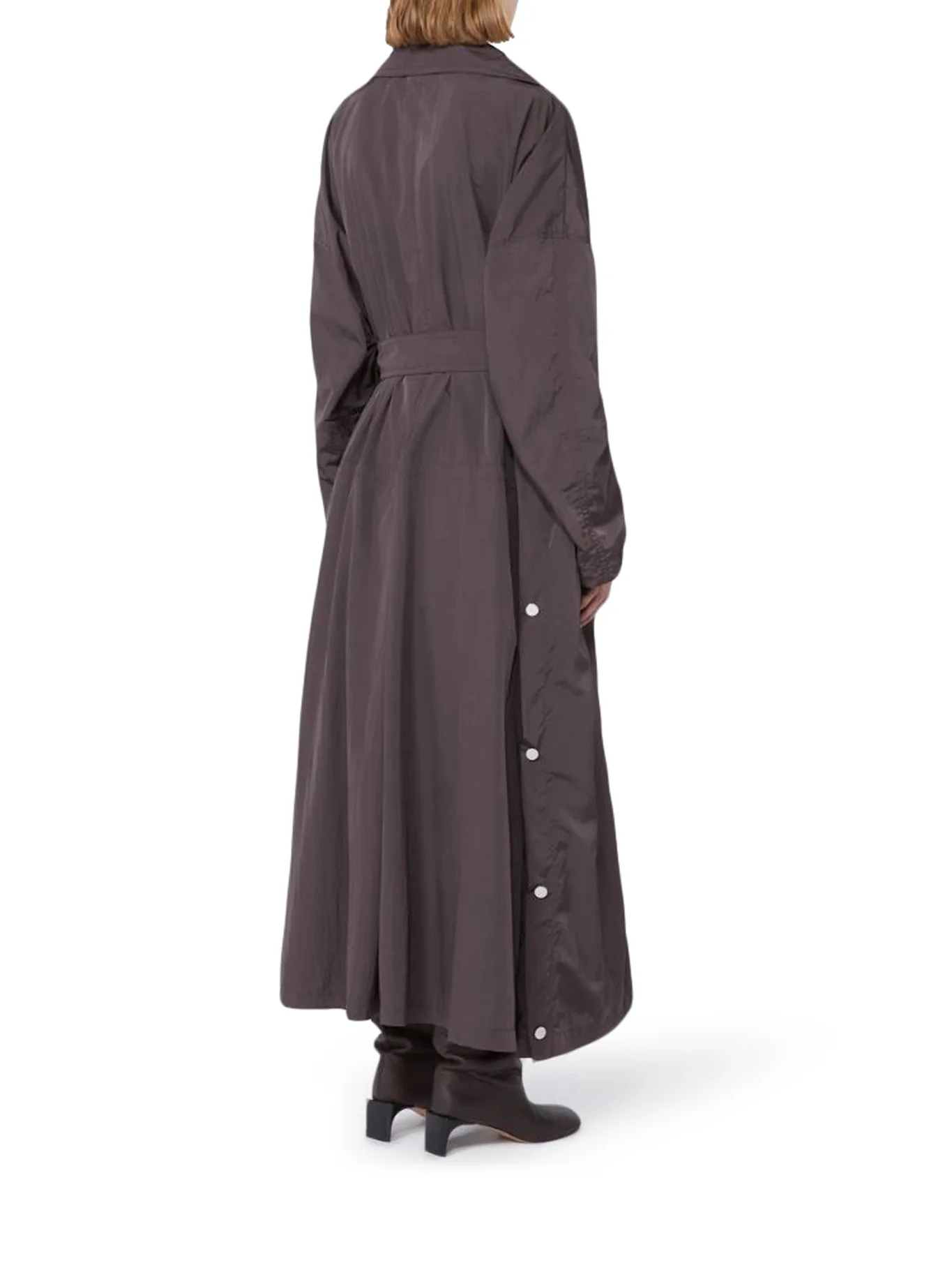 OVERSIZED TAFFETA TRENCH COAT WITH BARBA - Image 4