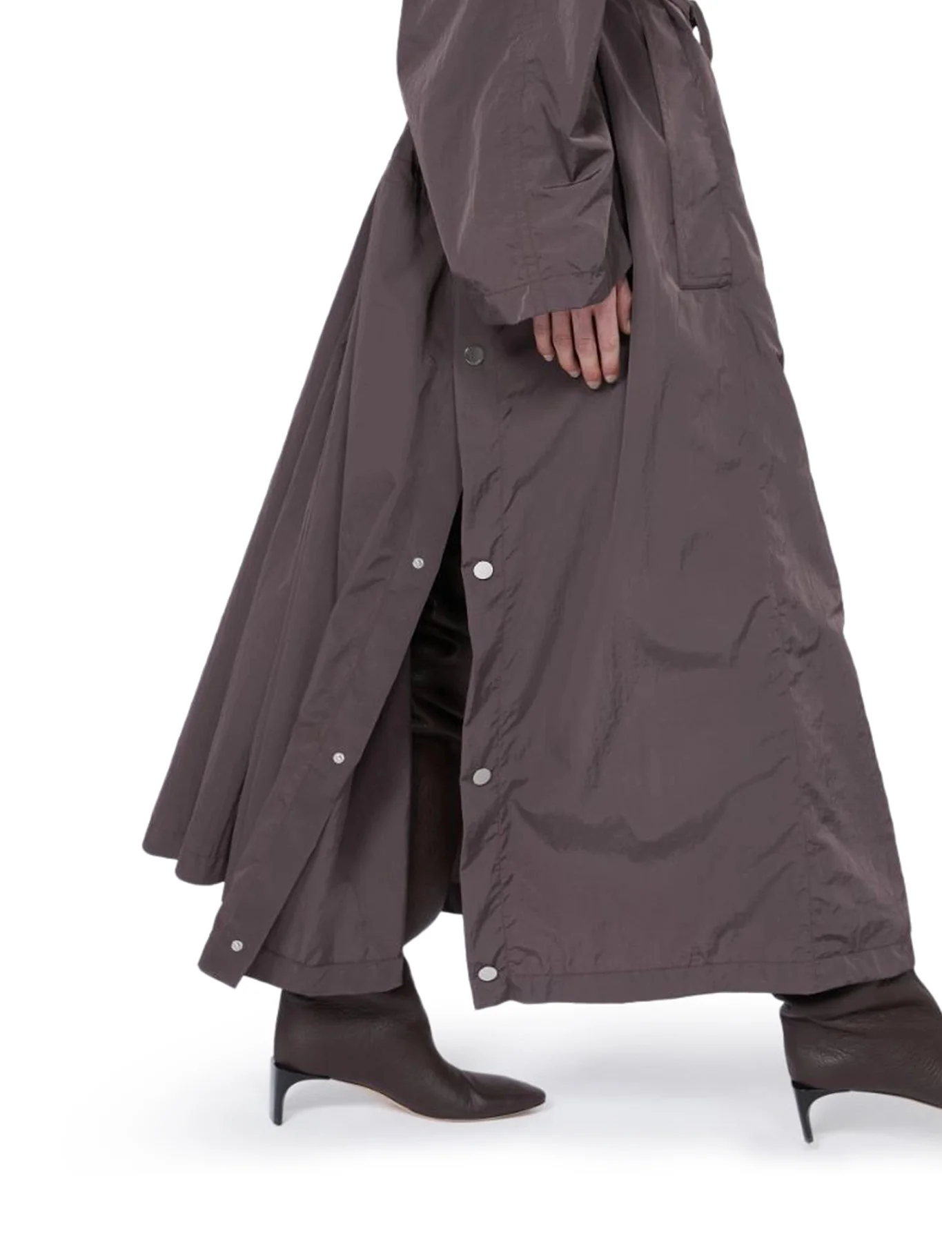 OVERSIZED TAFFETA TRENCH COAT WITH BARBA - Image 7
