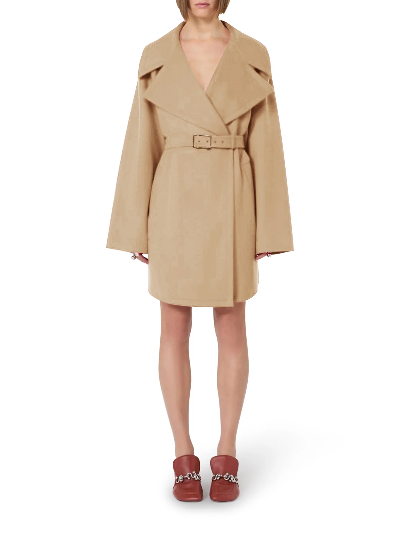 SHORT WOOL COAT - Image 2
