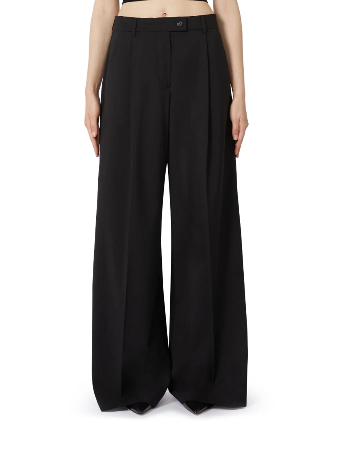 OVERSIZED STRETCH WOOL PANTS - Image 3