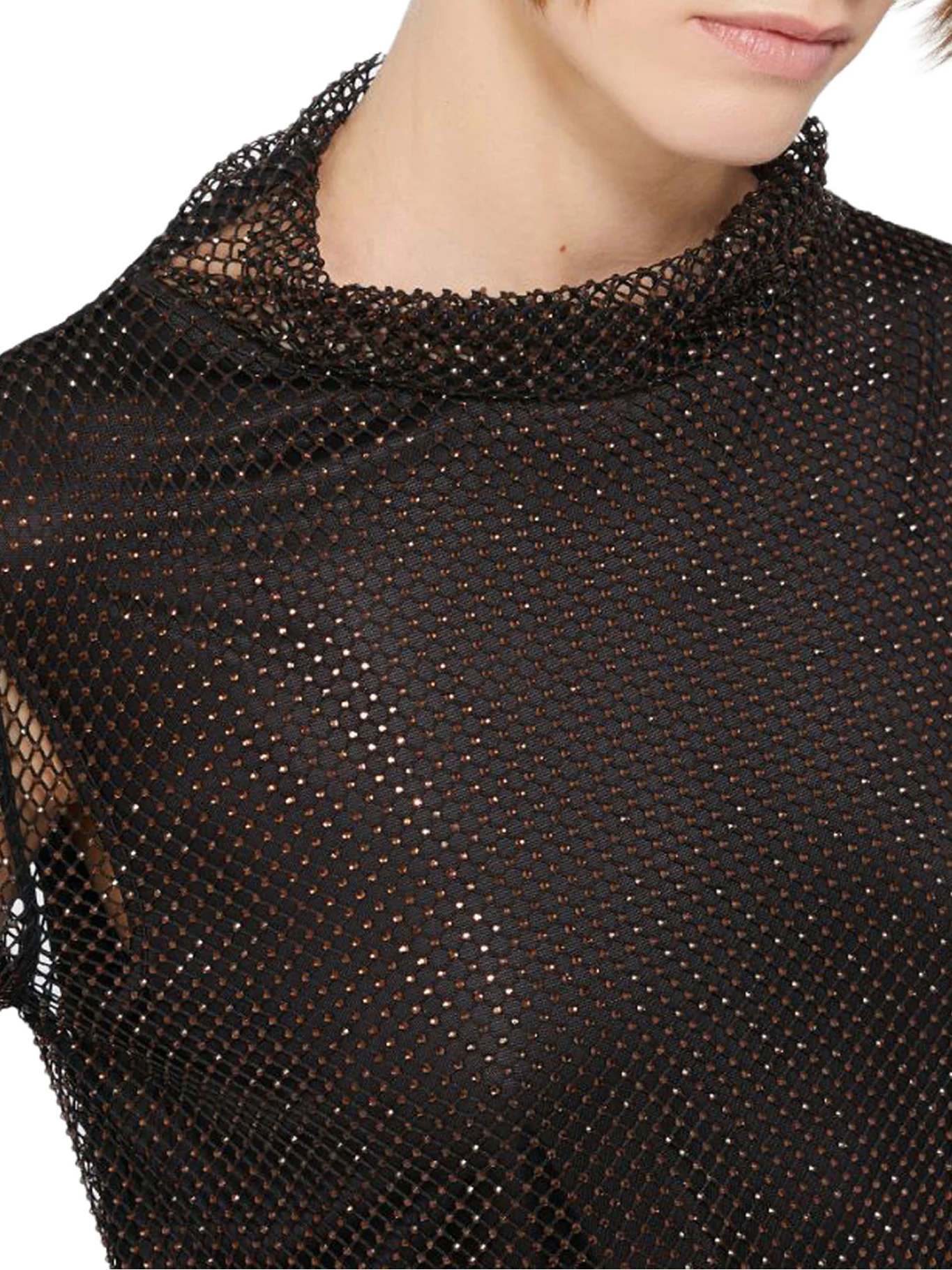 RHINESTONE MESH T-SHIRT - Image 5