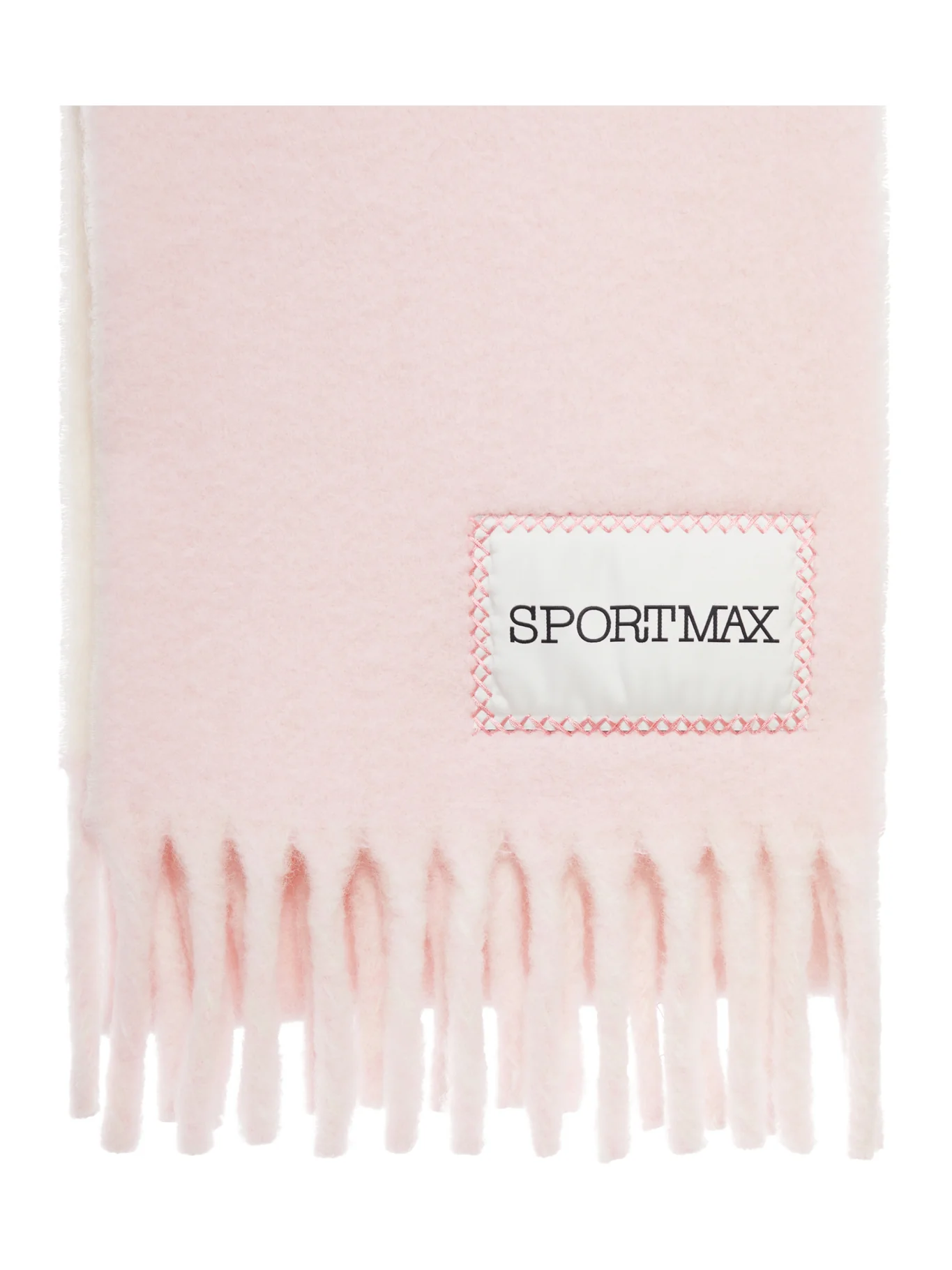 TWO-TONE SCARF WITH FRINGES - Image 2
