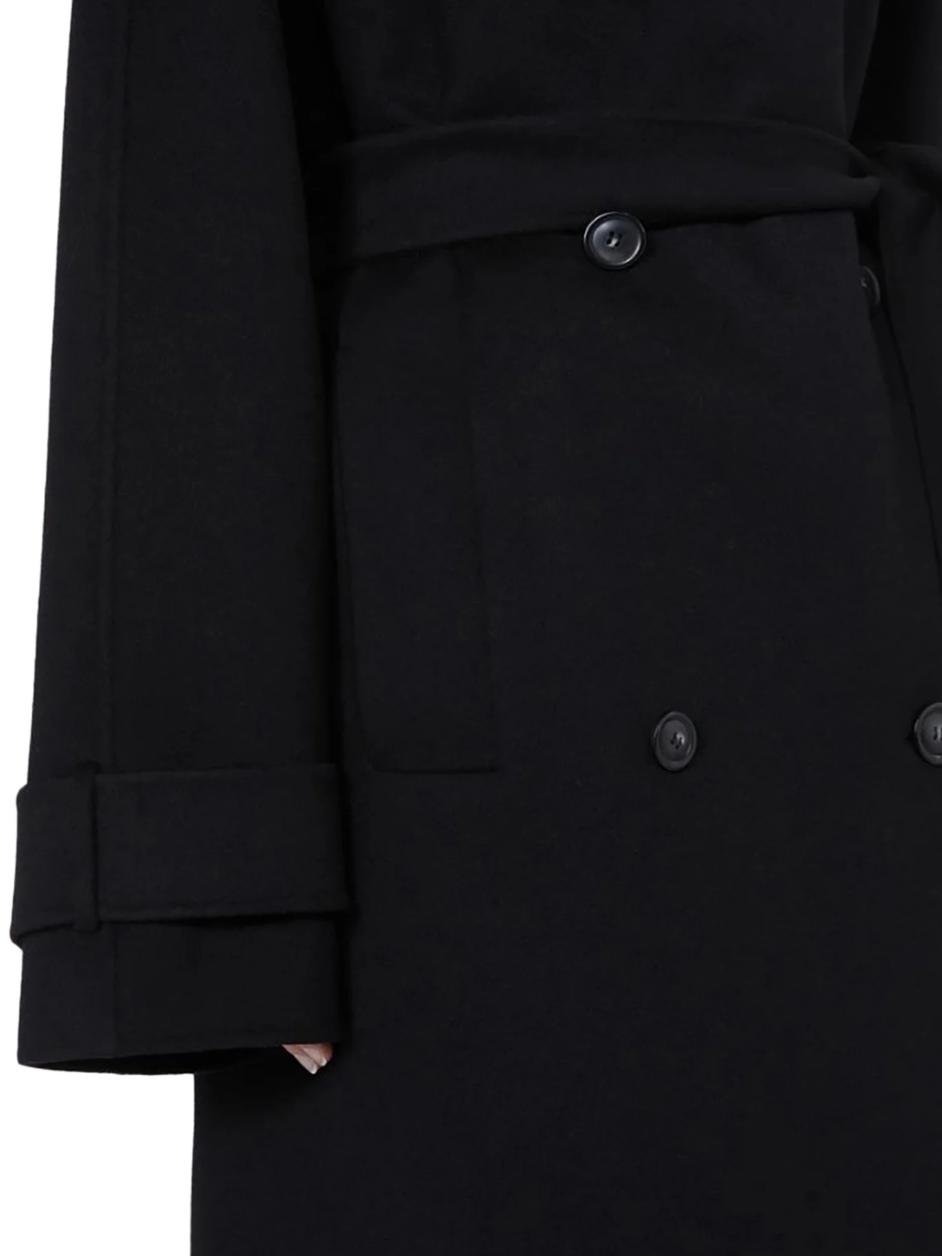 YOLE TRENCH COAT IN PURE WOOL DOUBLE - Image 6