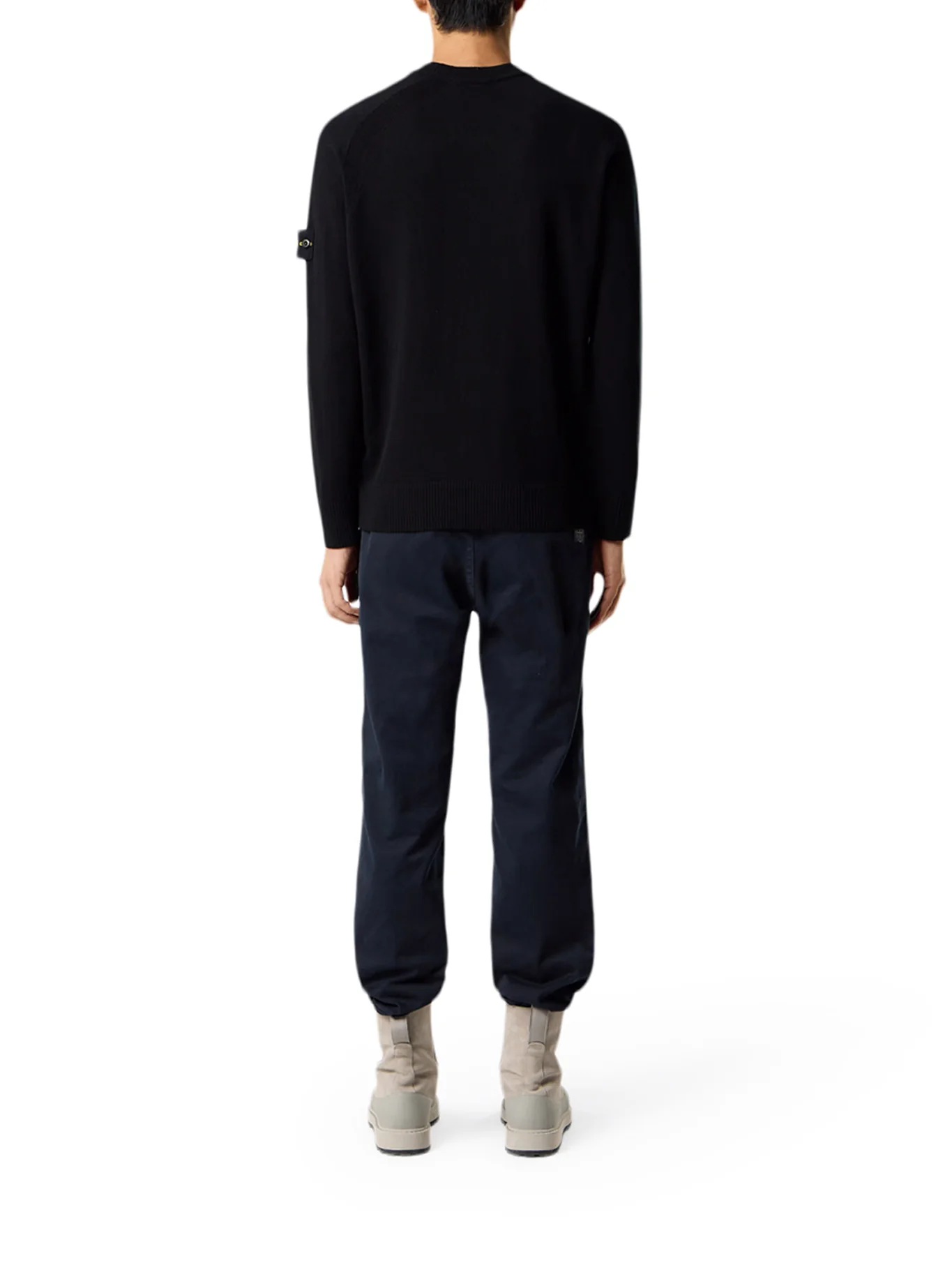COMPASS LOGO CREW NECK WOOL SWEATER - Image 3