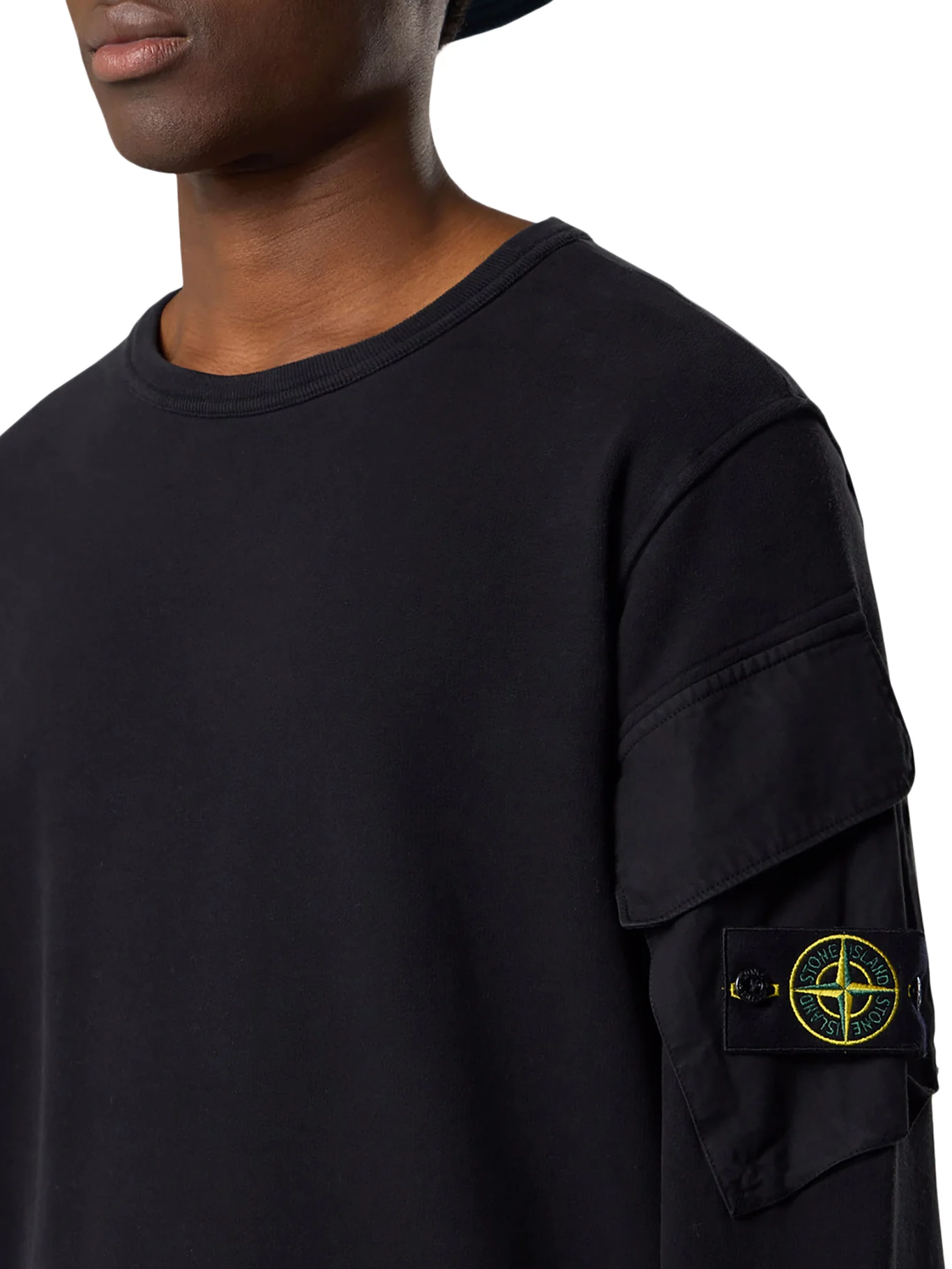 COTTON SWEATSHIRT WITH POCKETS ON THE SLEEVES - Image 4