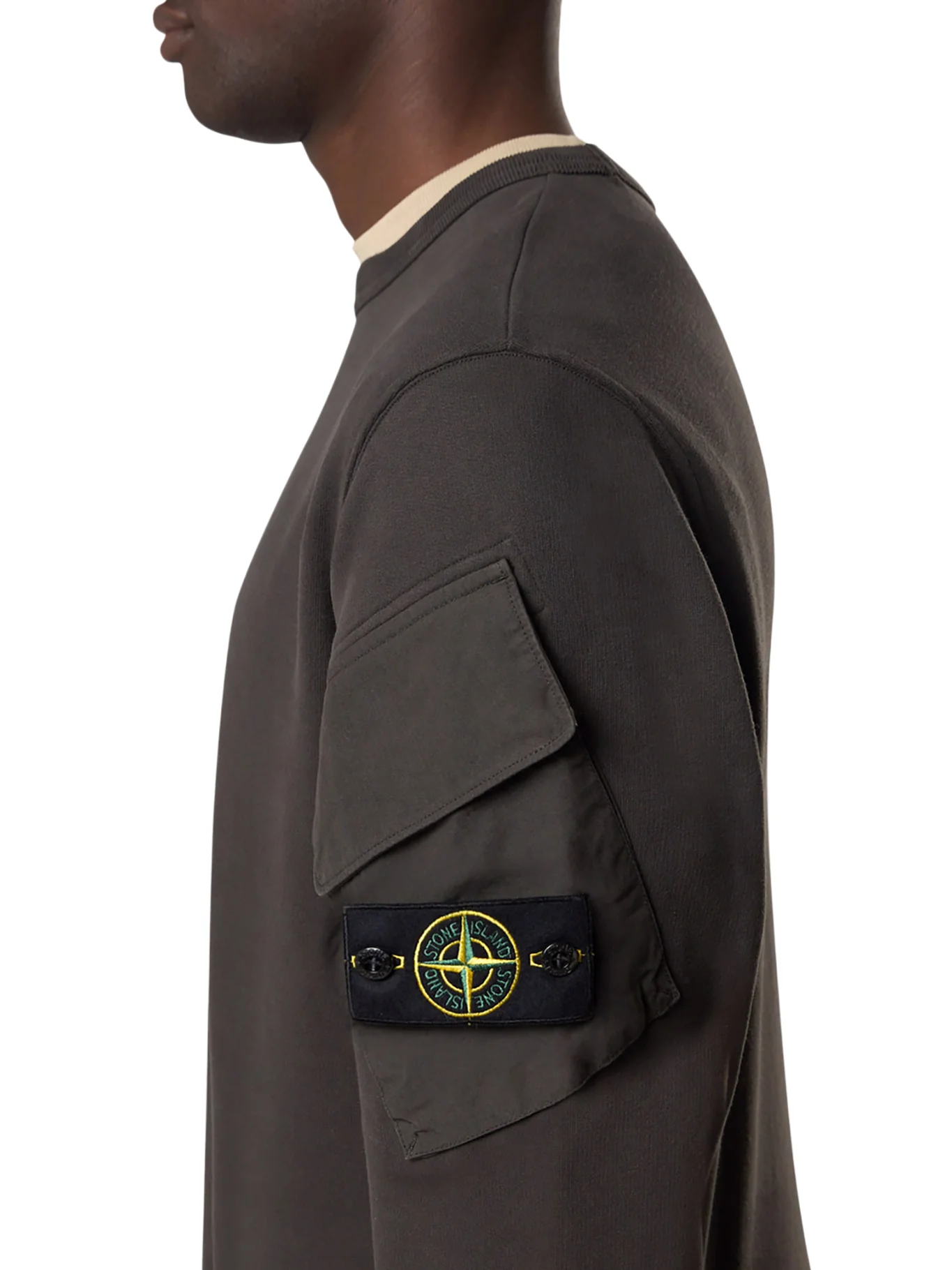 COTTON SWEATSHIRT WITH POCKETS ON THE SLEEVES - Image 4
