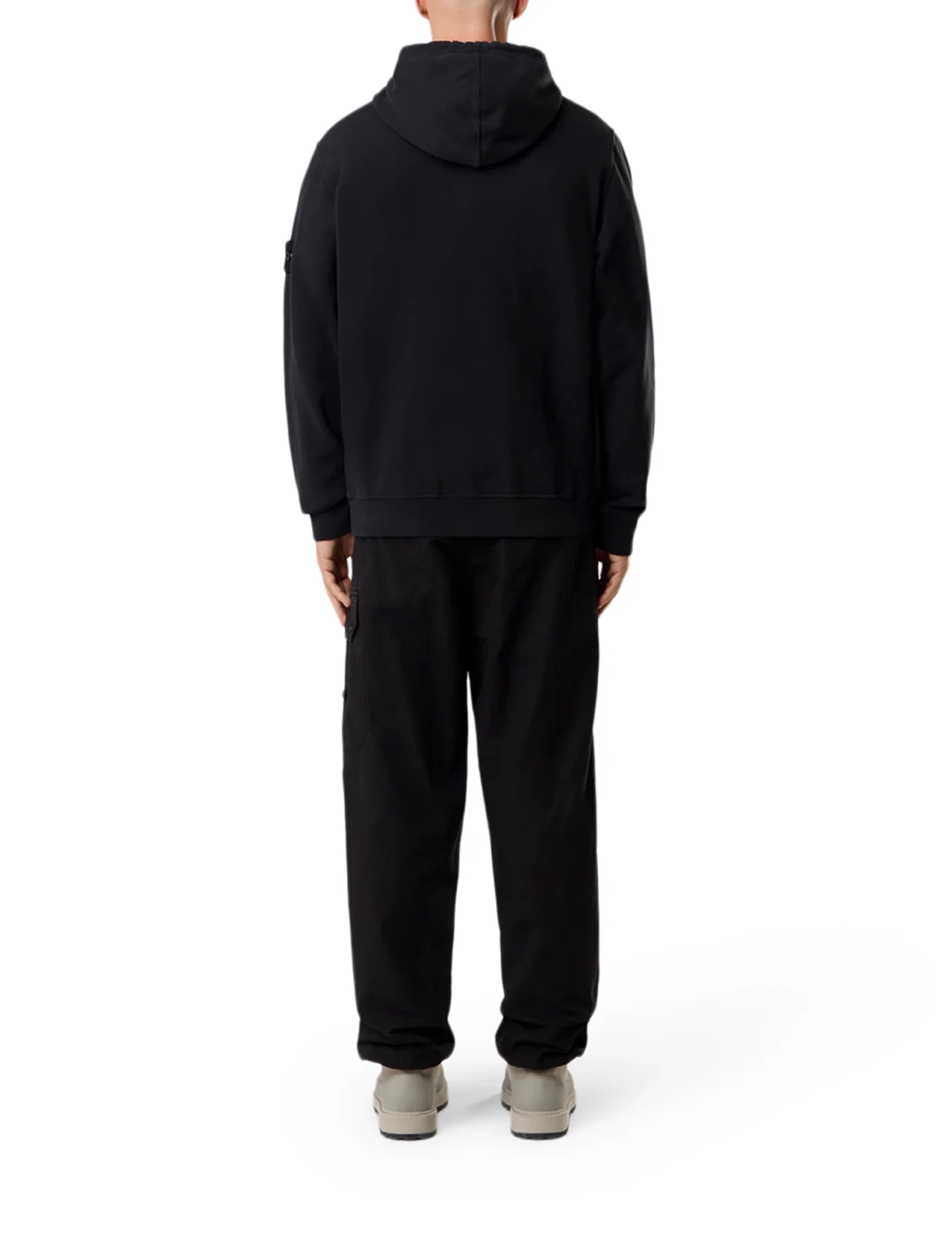 COTTON SWEATSHIRT WITH ZIP AND HOOD - Image 3