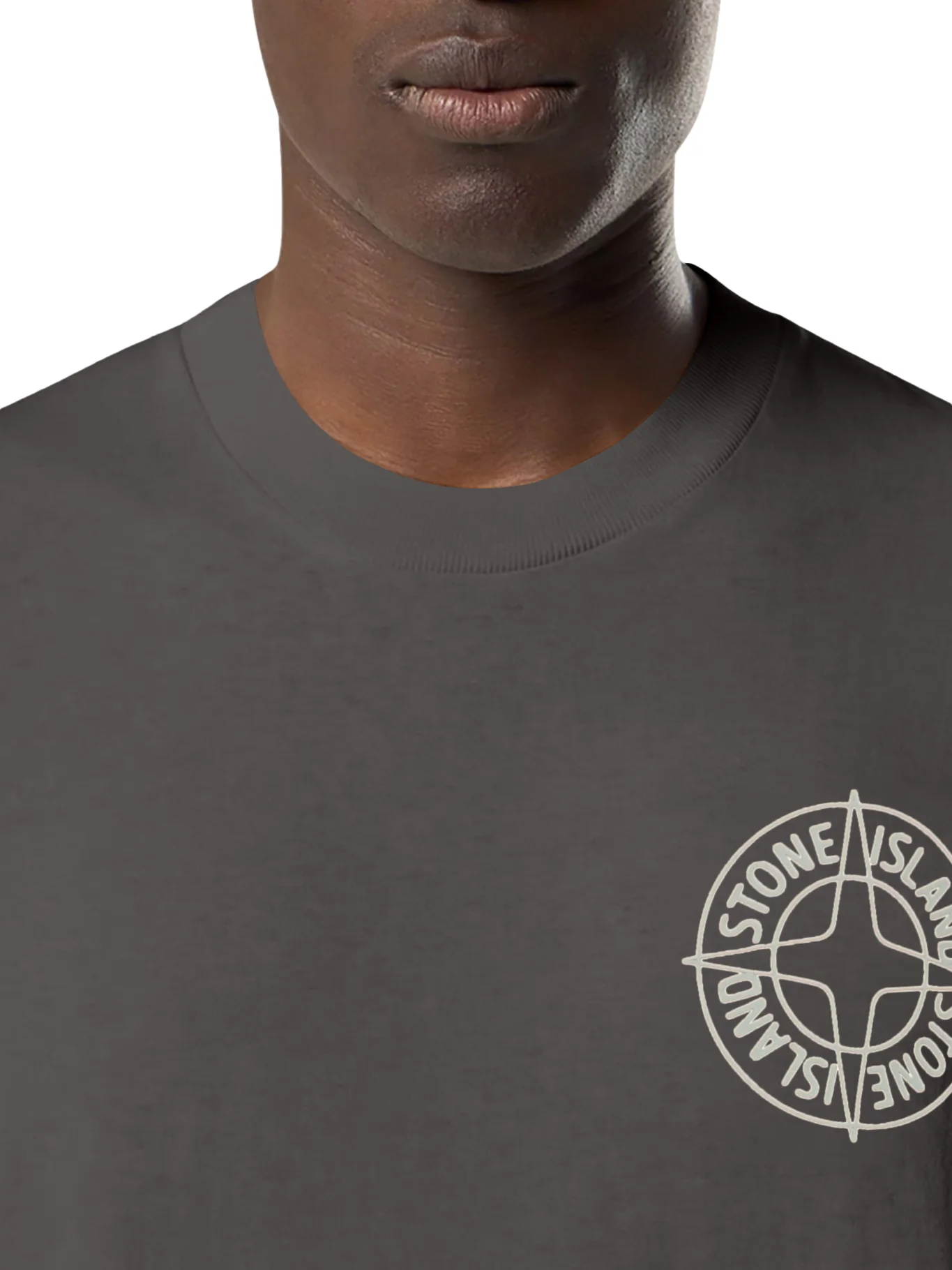 CREW NECK COTTON T-SHIRT WITH PRINT - Image 4