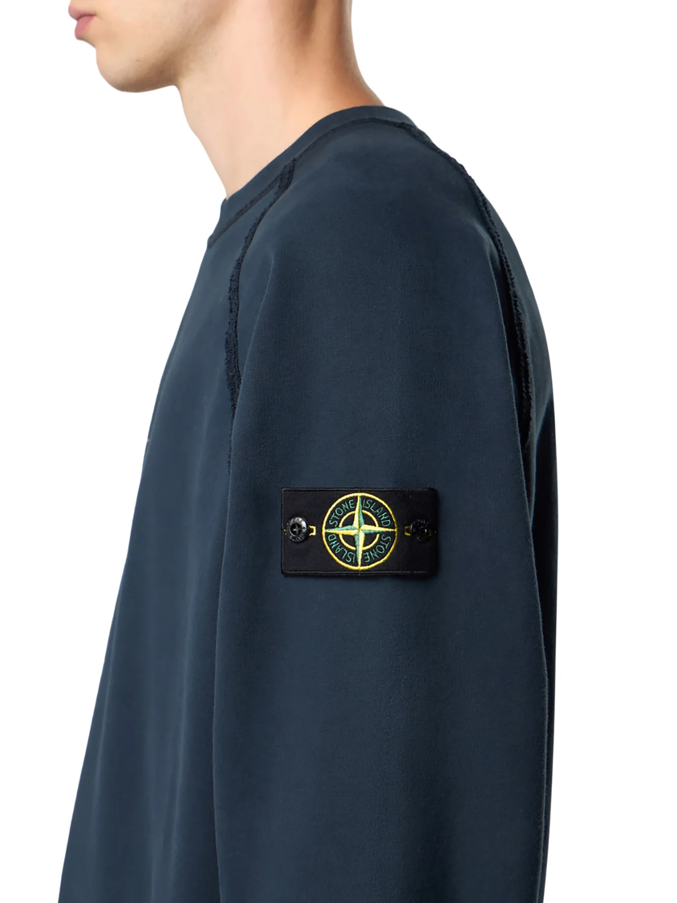CREW NECK SWEATSHIRT IN ORGANIC BRUSHED COTTON - Image 4