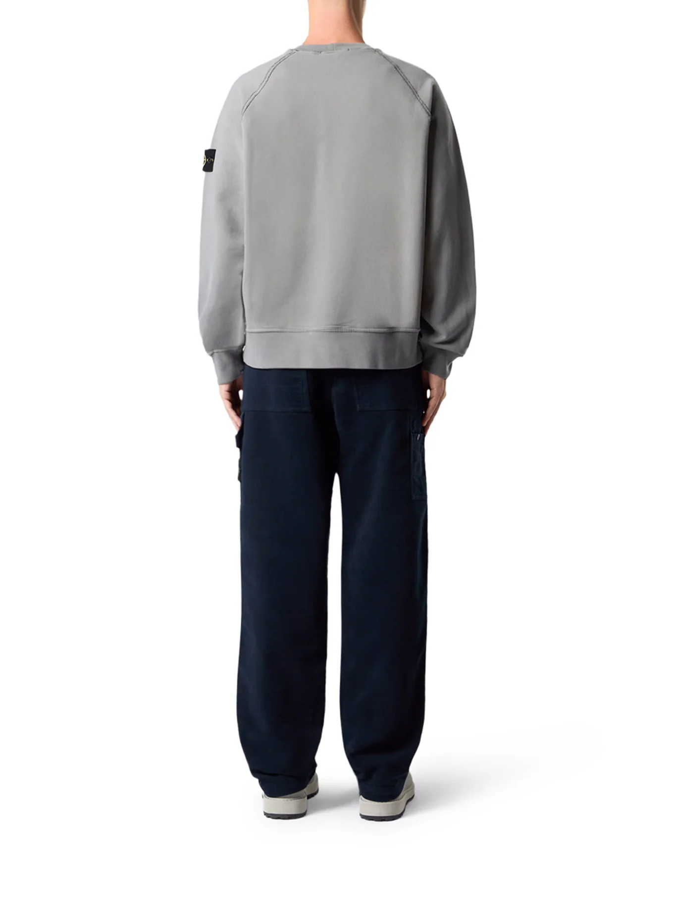 CREW NECK SWEATSHIRT IN ORGANIC BRUSHED COTTON - Image 3
