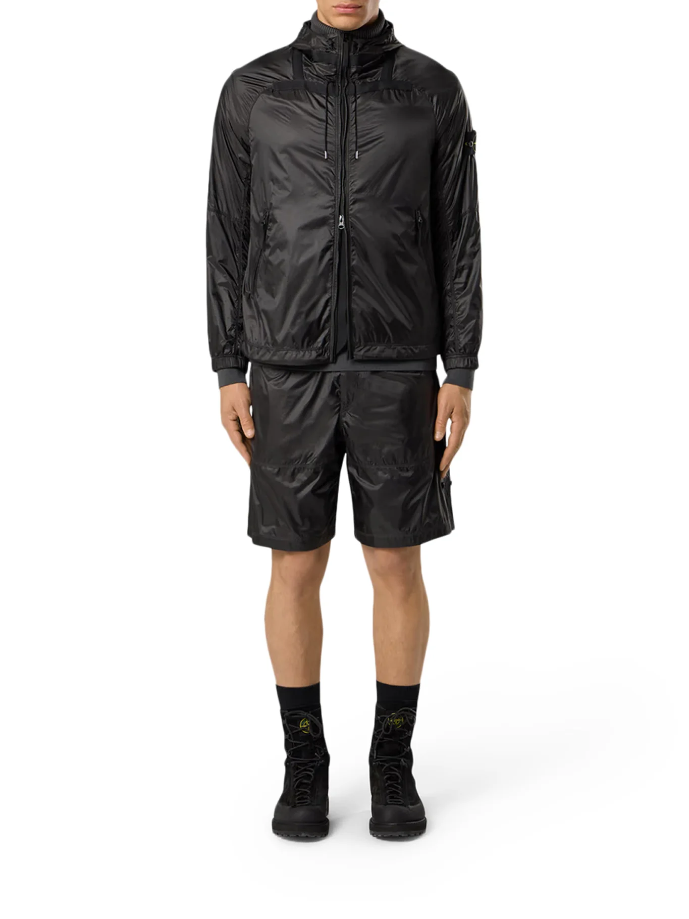 LIGHTWEIGHT HOODED JACKET WITH ANTI-DROP - Image 2