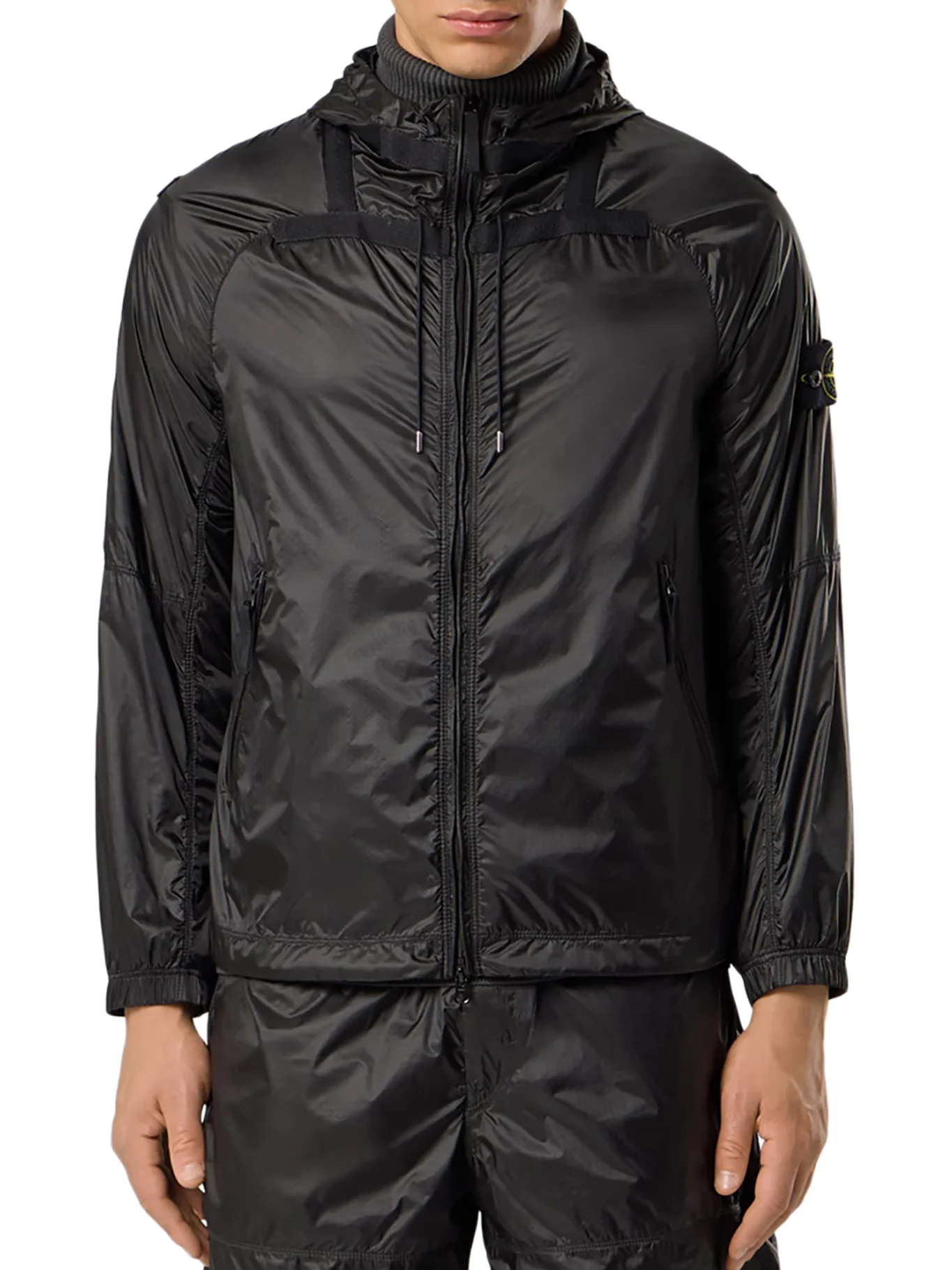 LIGHTWEIGHT HOODED JACKET WITH ANTI-DROP - Image 3