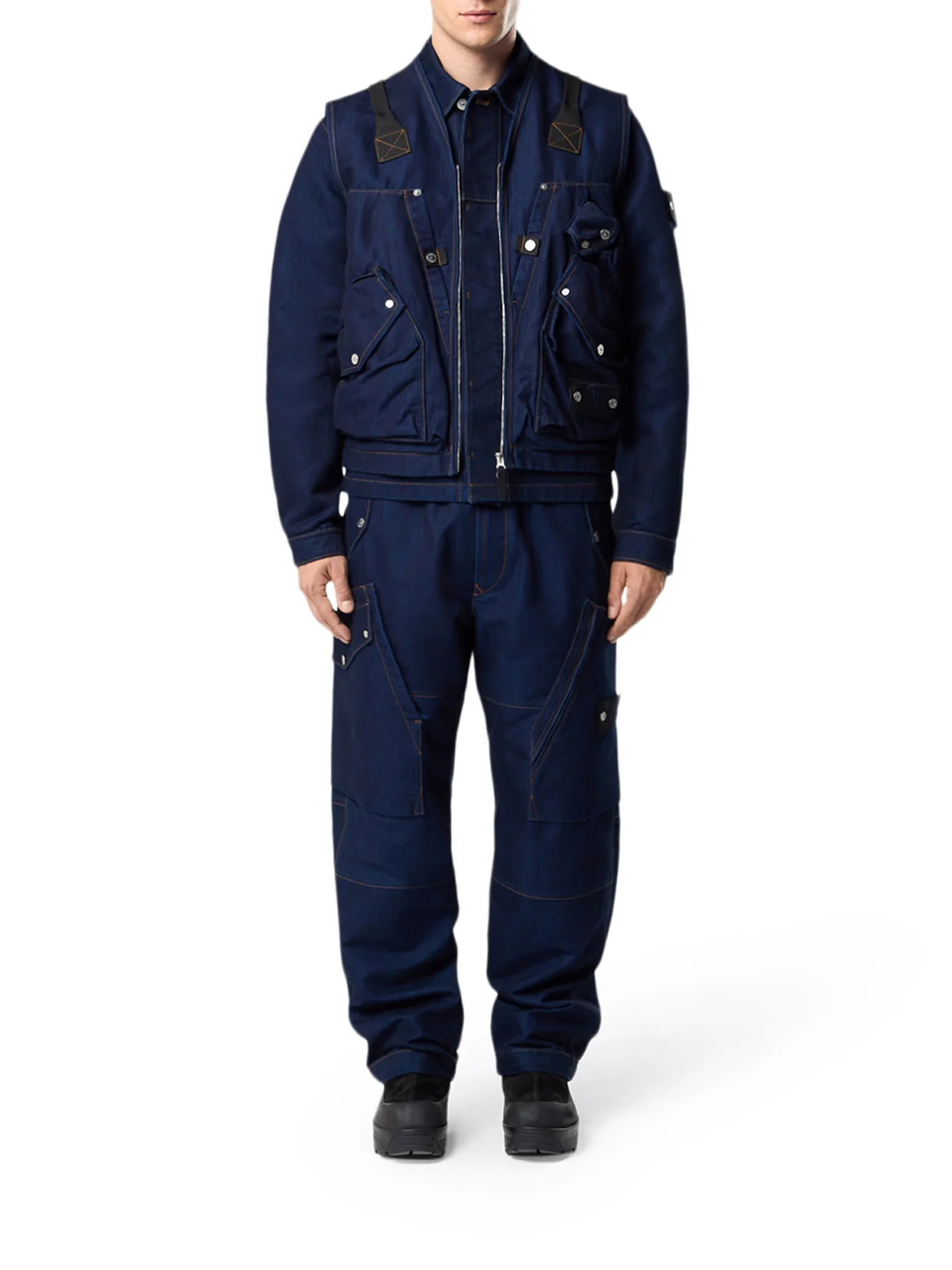 LOOSE CARGO PANTS WITH ASYMMETRIC POCKETS - Image 2