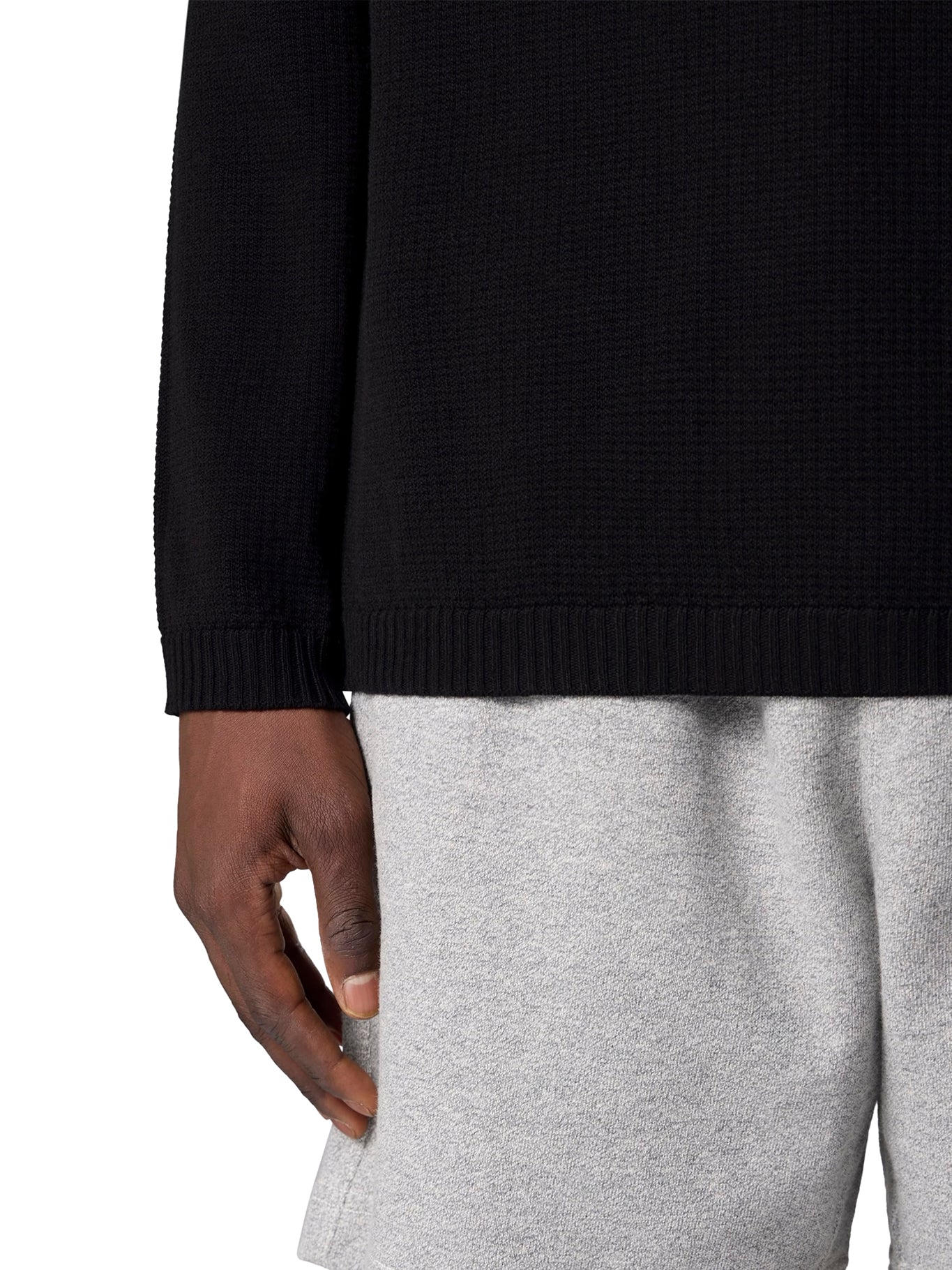 LOOSE FIT RIBBED CREW NECK SWEATER - Image 5