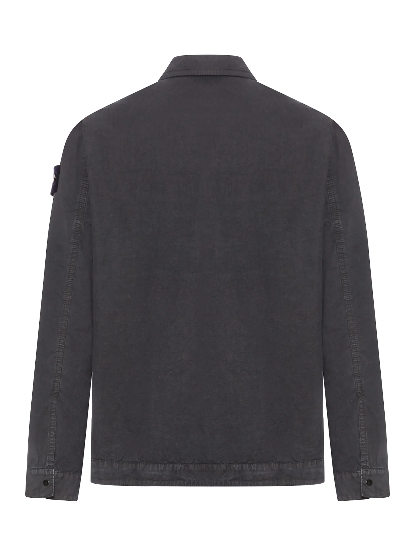 ORGANIC COTTON ZIP-UP OVERSHIRT WITH REMOVABLE BADGE - Image 2