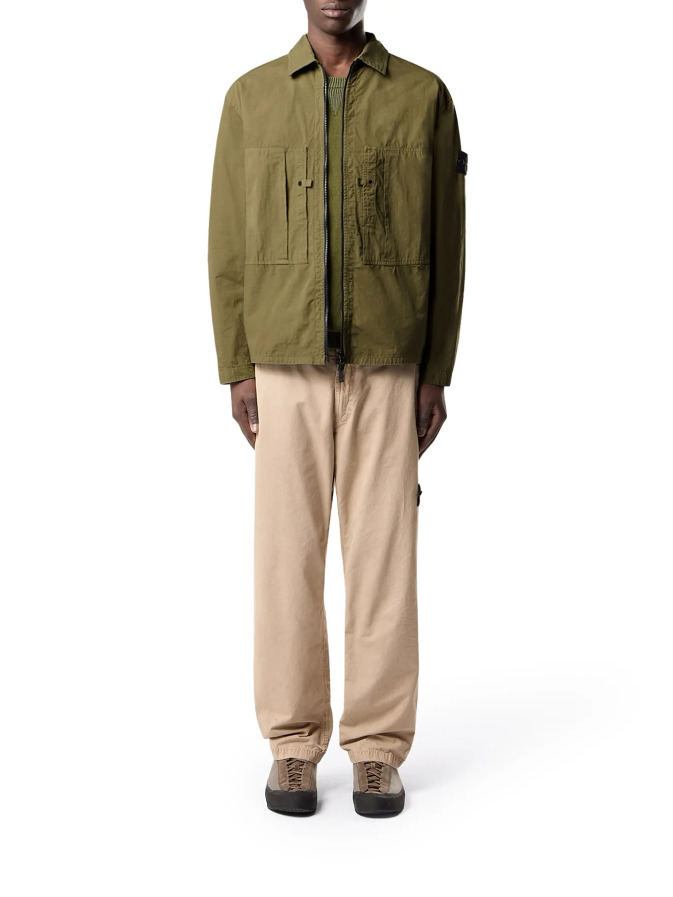 OVERSHIRT IN MERCERIZED ORGANIC COTTON RIPSTOP - Image 2