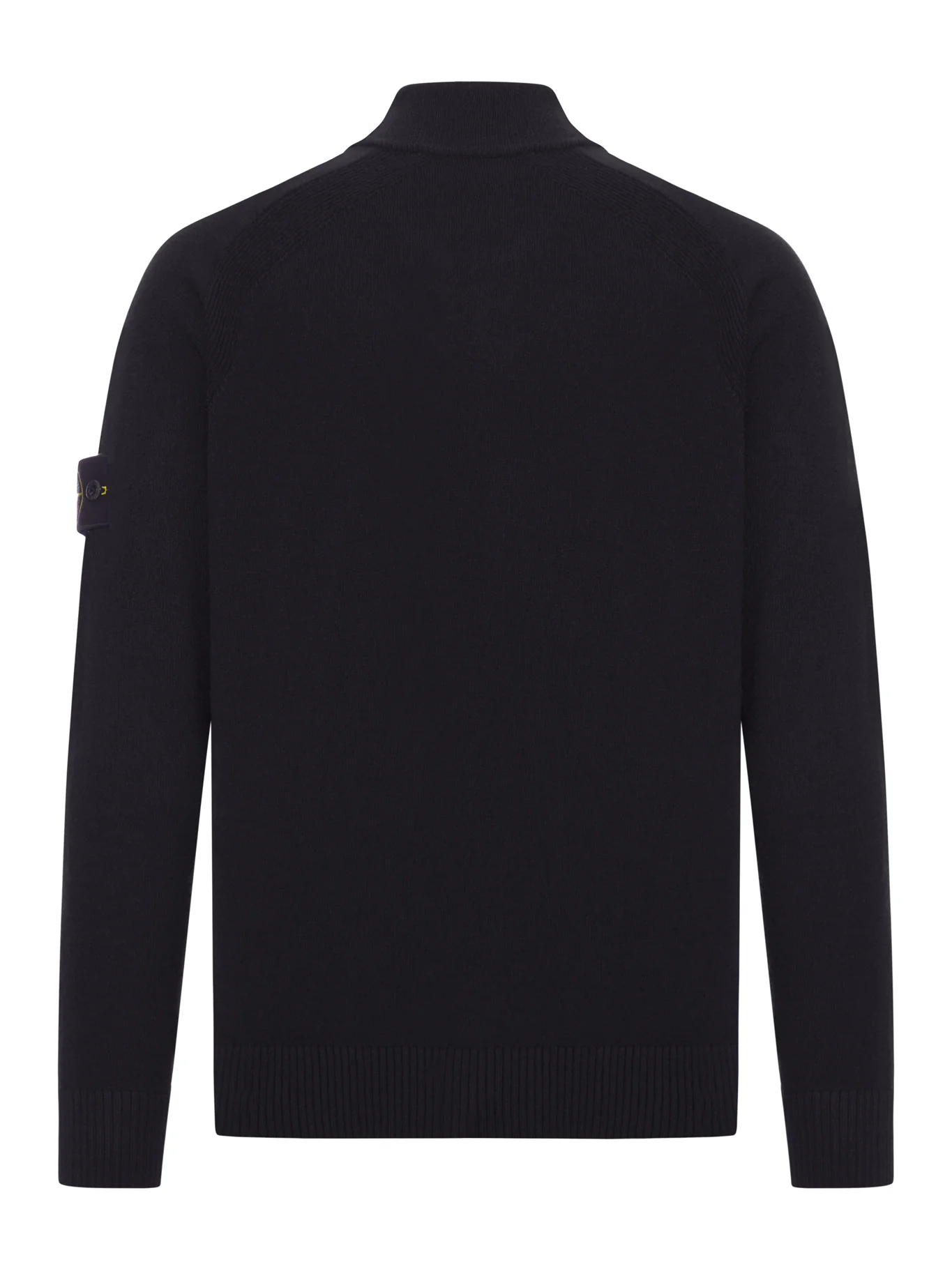 WOOL SWEATER WITH ZIP AND LOGO - Image 2