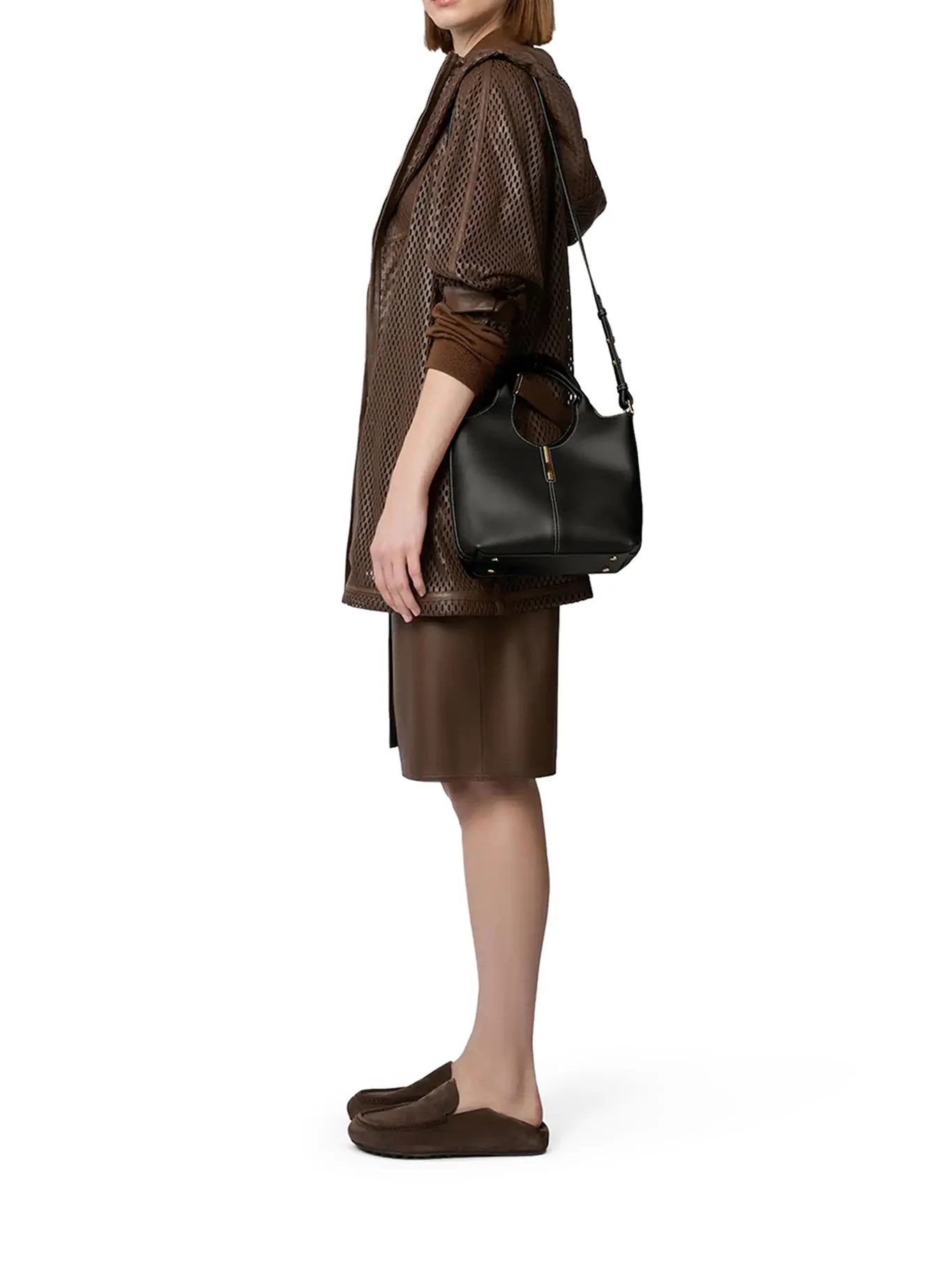 LEATHER TOTE SHOPPING BAG - Image 3