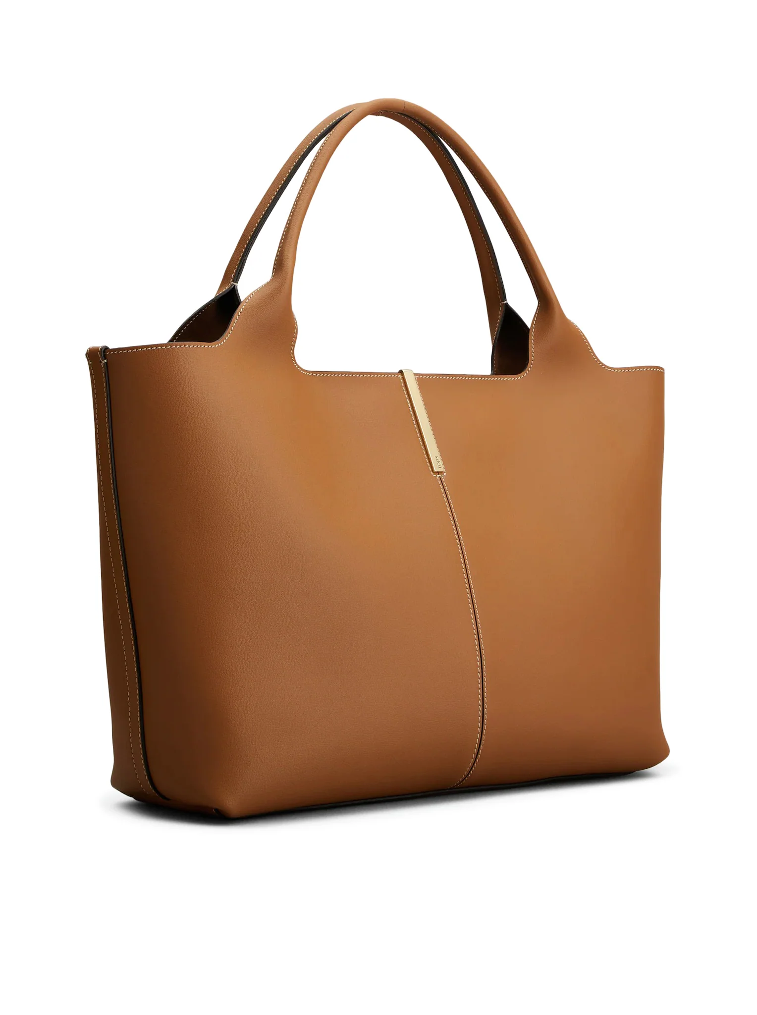 MEDIUM-SMALL LEATHER SHOPPING BAG - Image 3