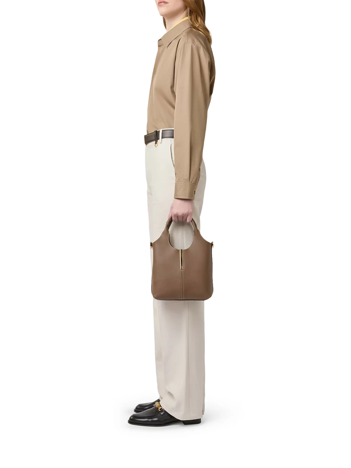 MINI LEATHER TOTE SHOPPING BAG - Image 2