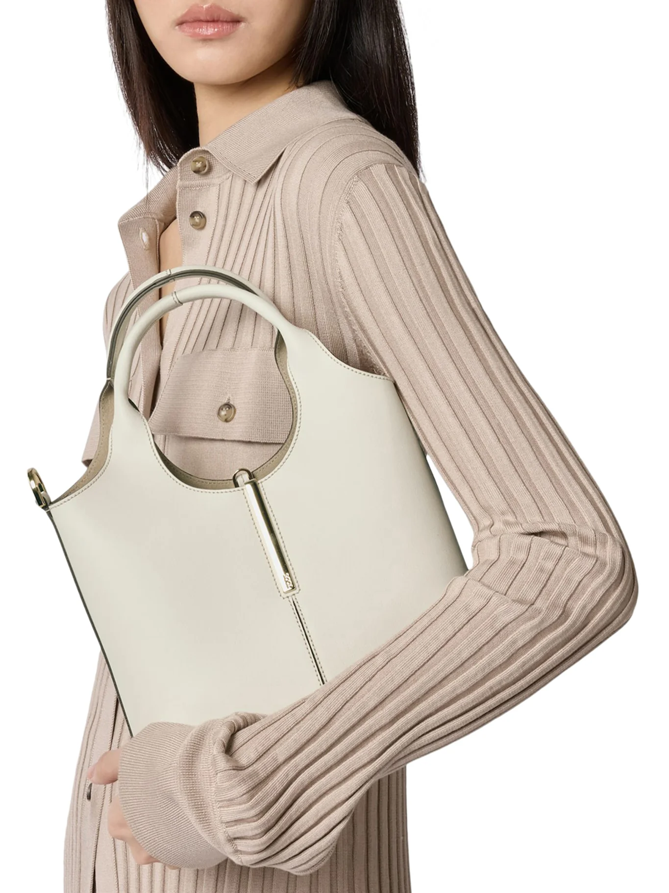 MINI LEATHER TOTE SHOPPING BAG - Image 4