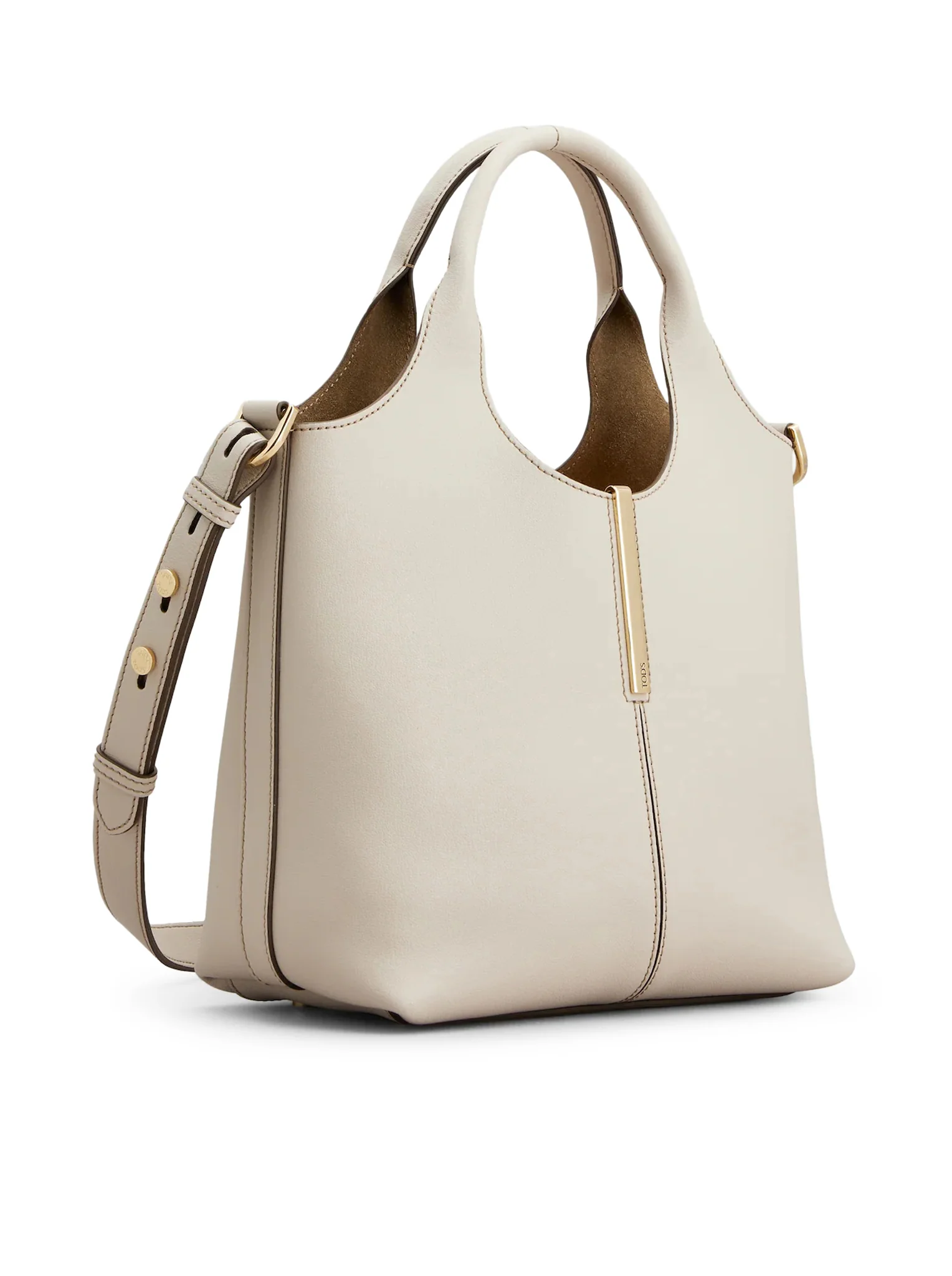 MINI LEATHER TOTE SHOPPING BAG - Image 2