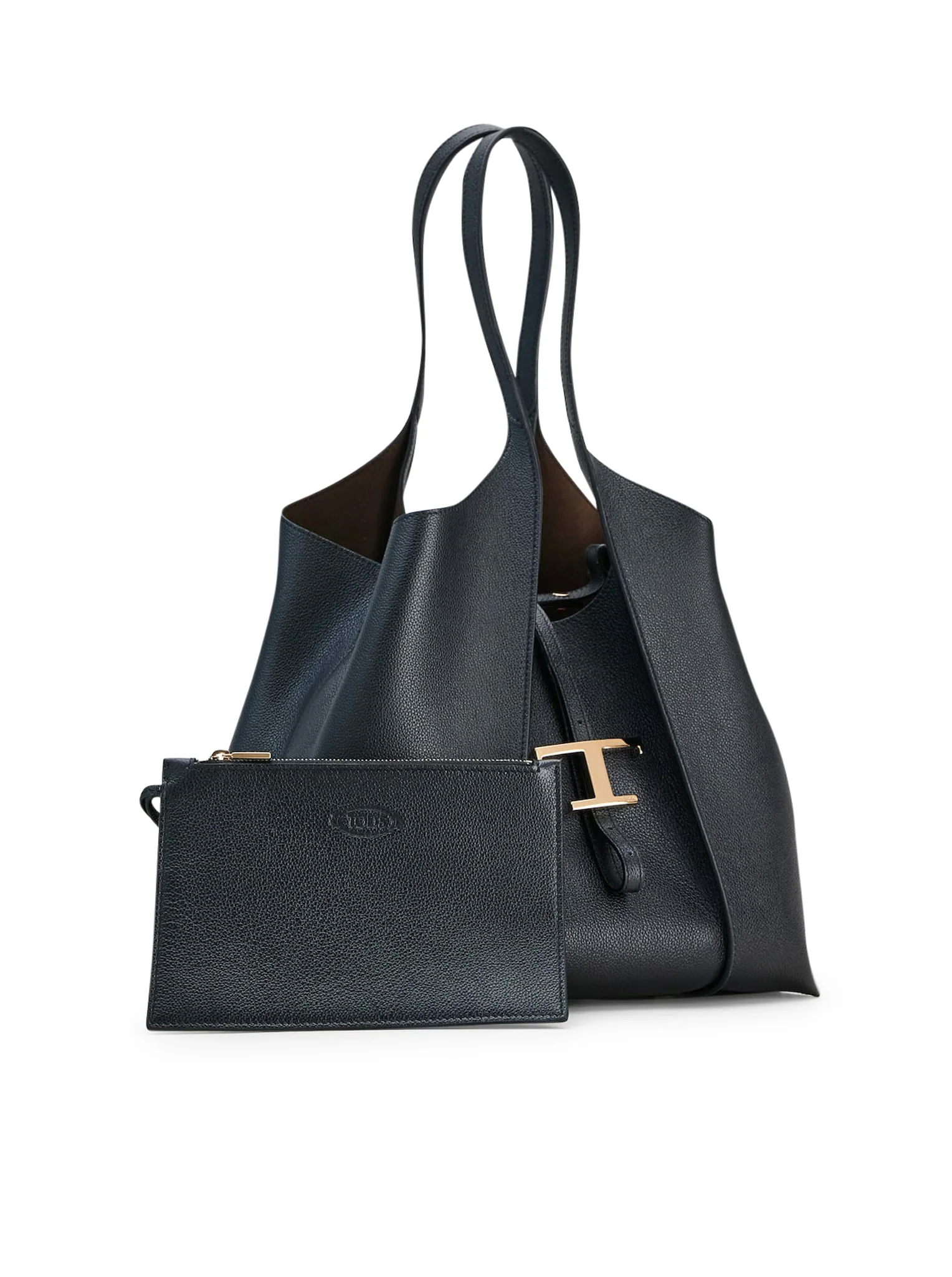 SMALL T TIMELESS BAG IN HAMMERED LEATHER - Image 2