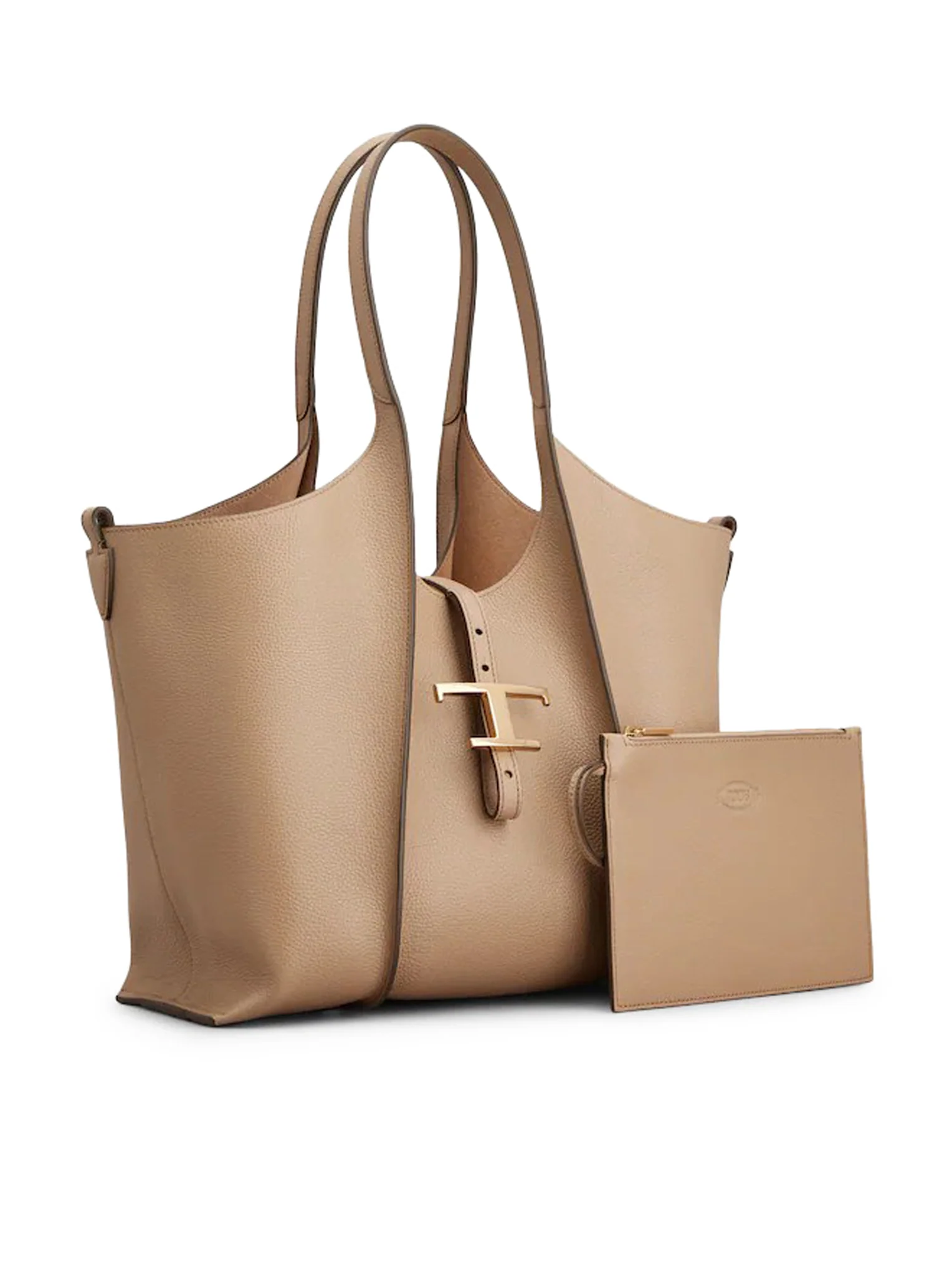 T TIMELESS SMALL LEATHER SHOPPING BAG - Image 2