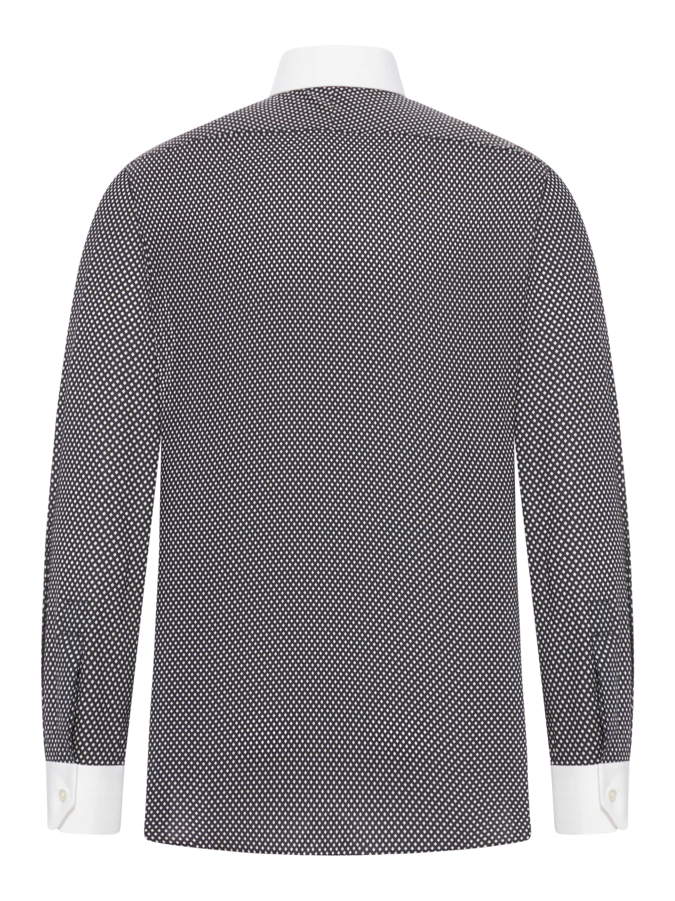 COTTON PRINTED DIAMOND CLASSIC FIT SHIRT - Image 2