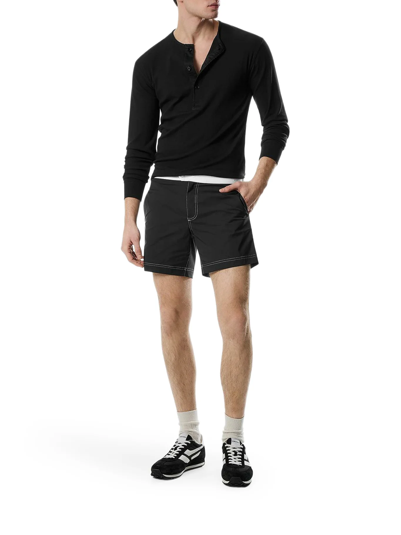 HENLEY COTTON T-SHIRT - Image 2