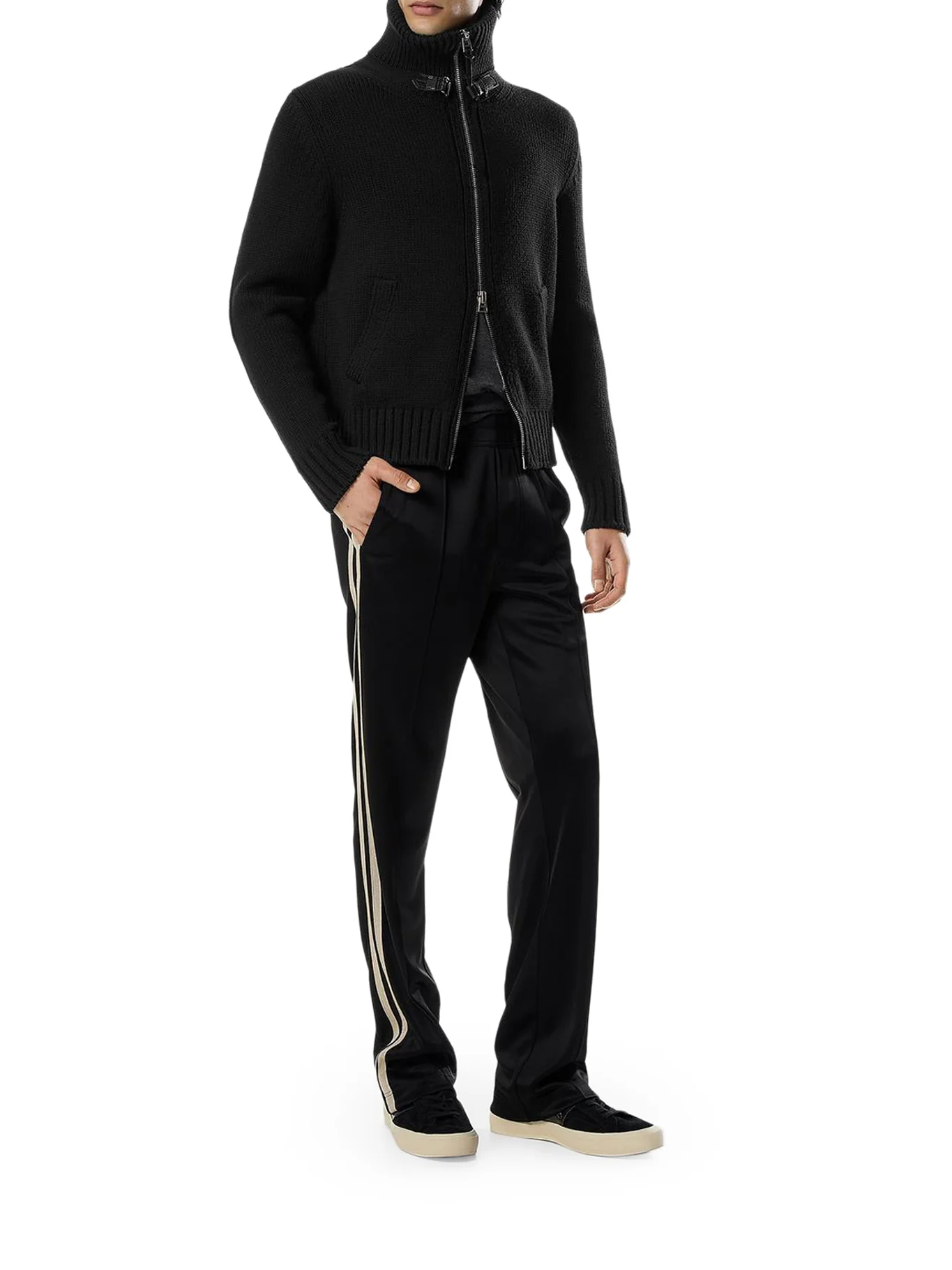 MERINO WOOL JACKET WITH ZIP - Image 2