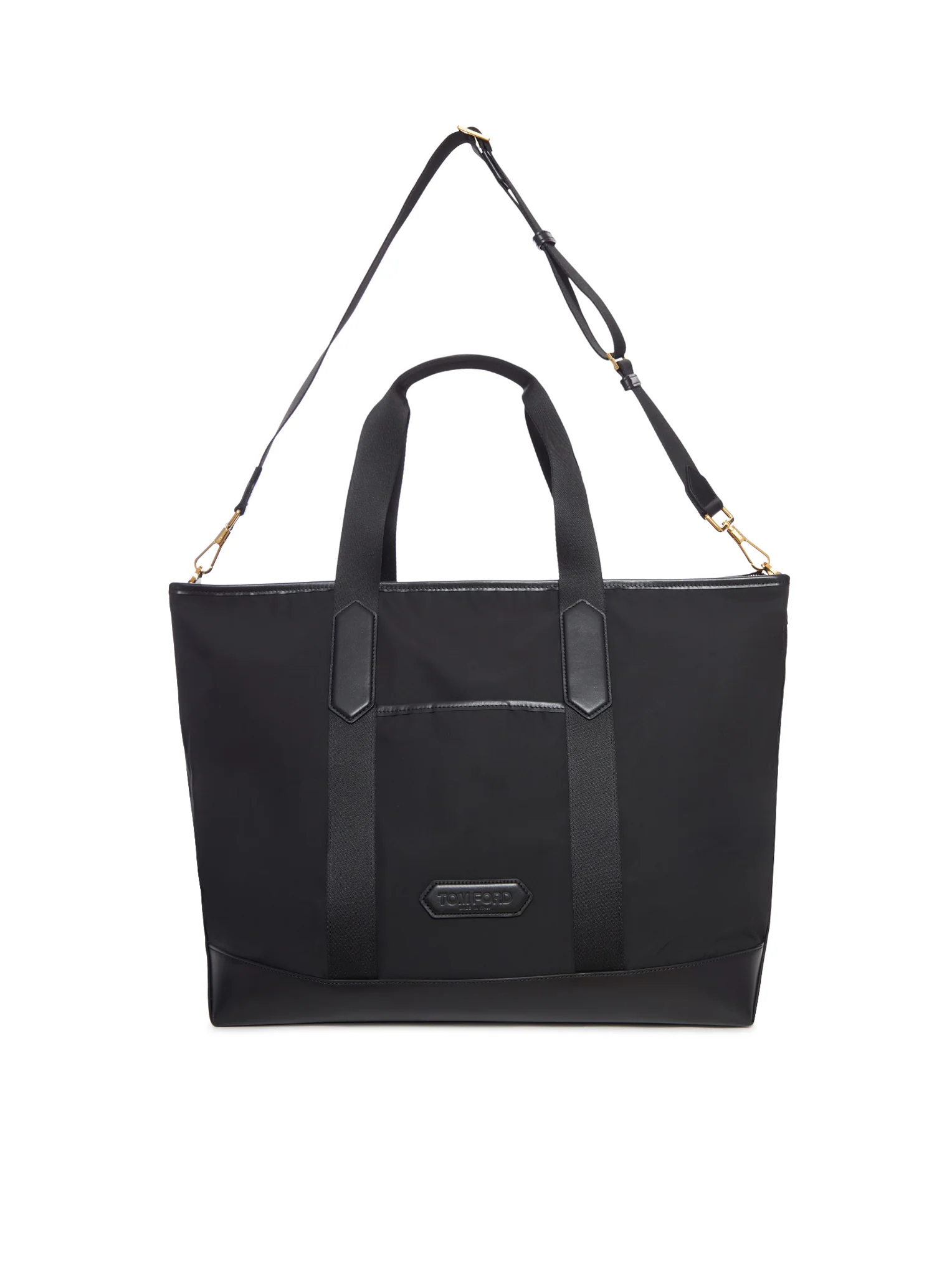 NYLON AND LEATHER TOTE BAG - Image 4