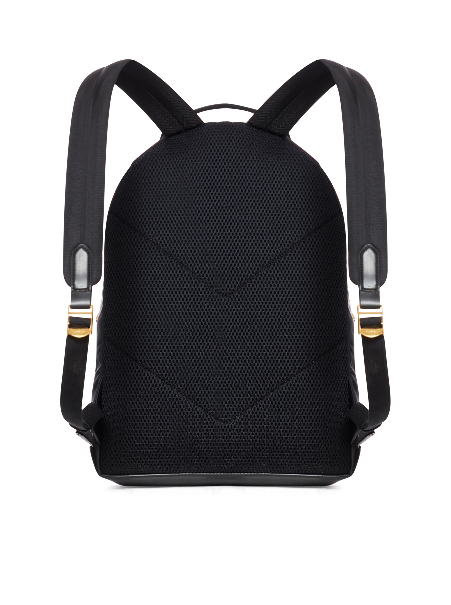 NYLON BACKPACK WITH LEATHER INSERTS - Image 3
