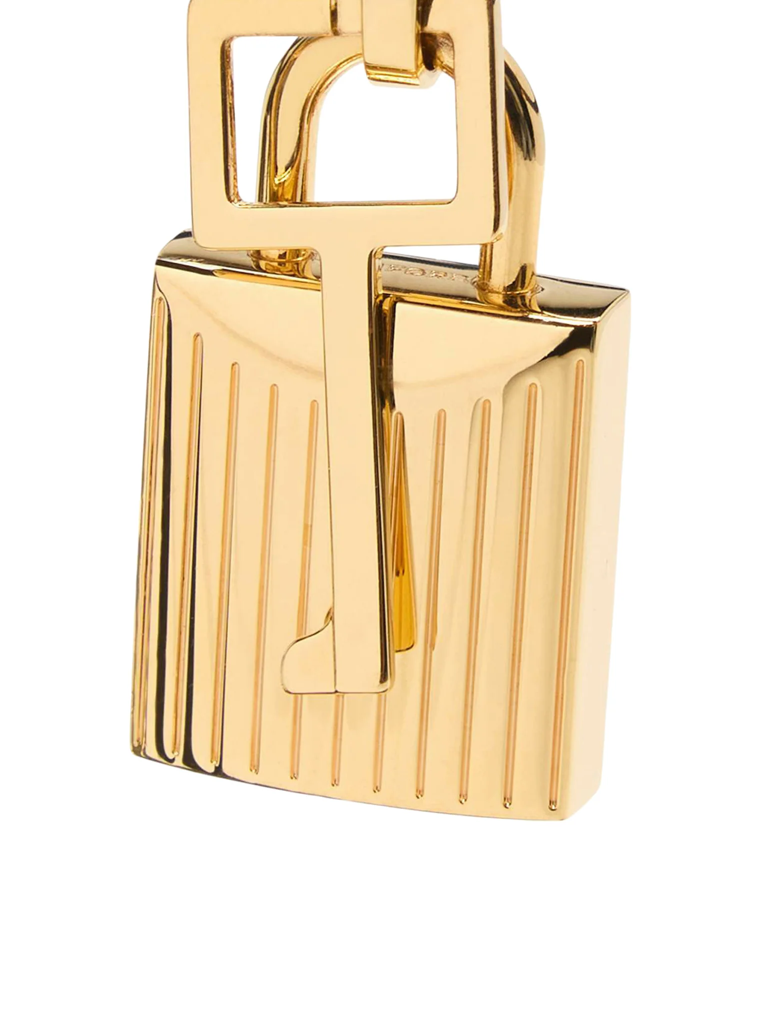85MM PADLOCK POINTED SANDAL IN SHINY LEATHER - Image 5