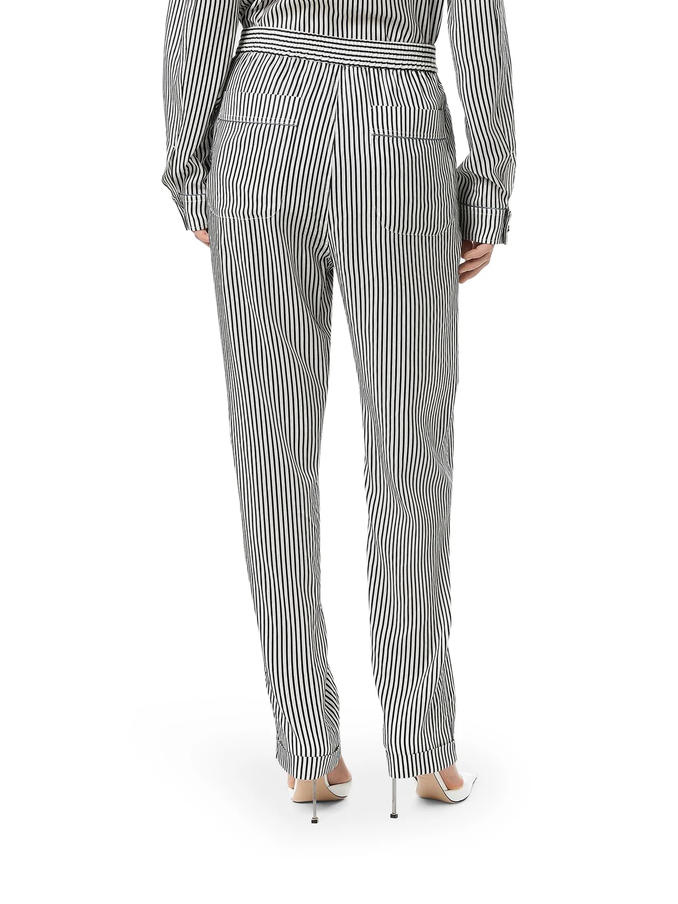 STRIPED SILK TROUSERS - Image 4