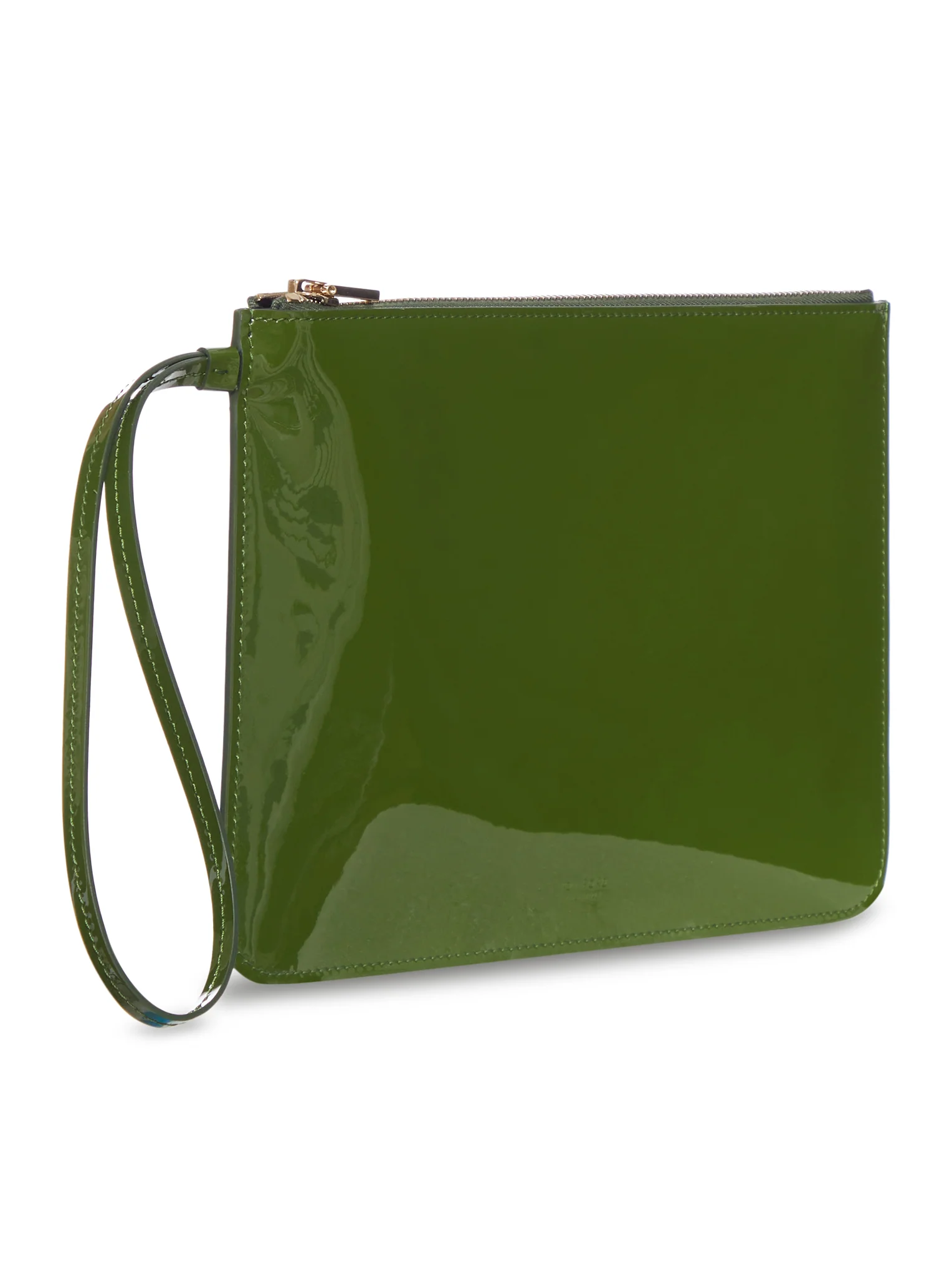 TOM FORD GREEN PATENT LEATHER CLUTCH - Image 2