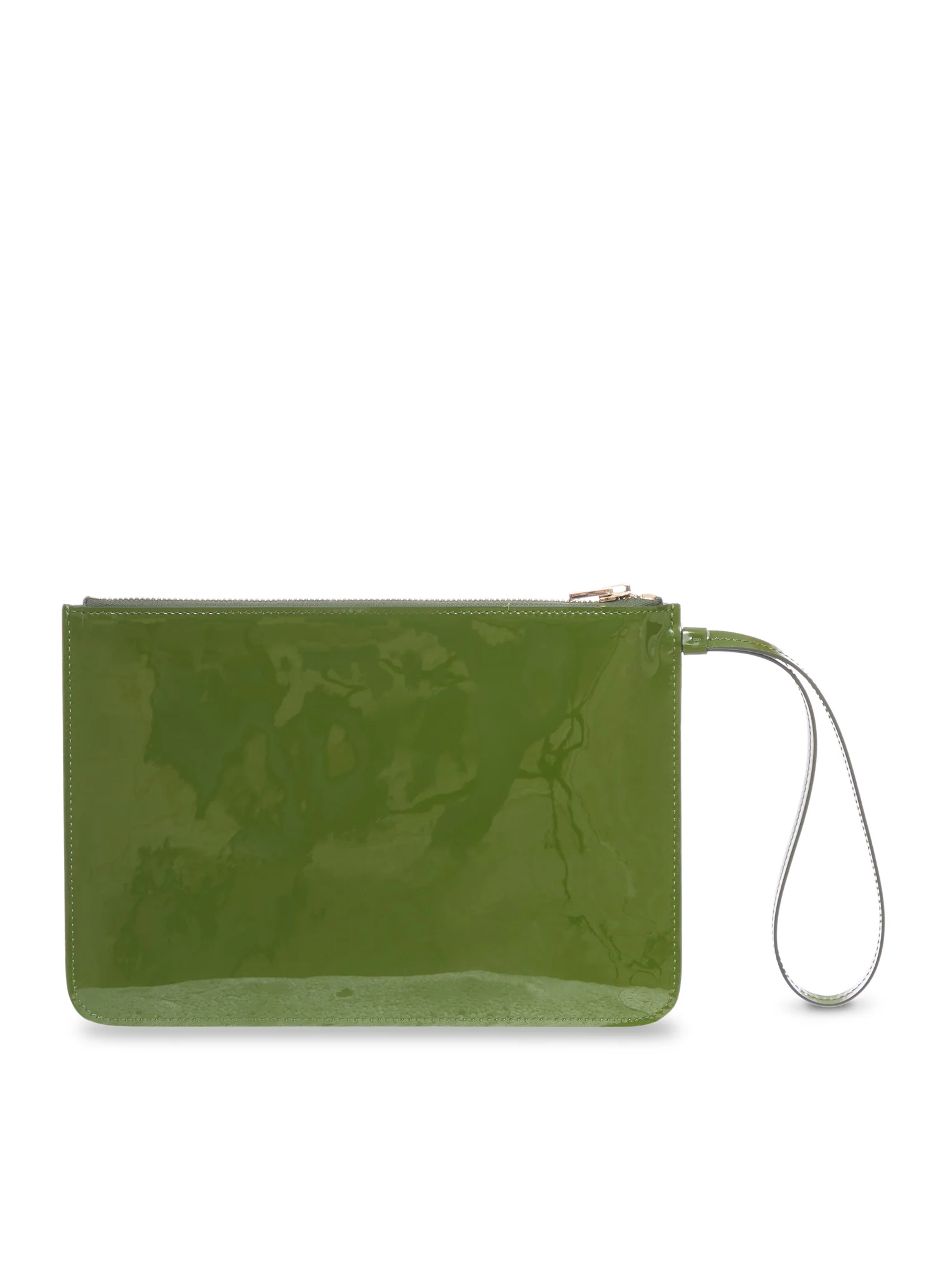 TOM FORD GREEN PATENT LEATHER CLUTCH - Image 3