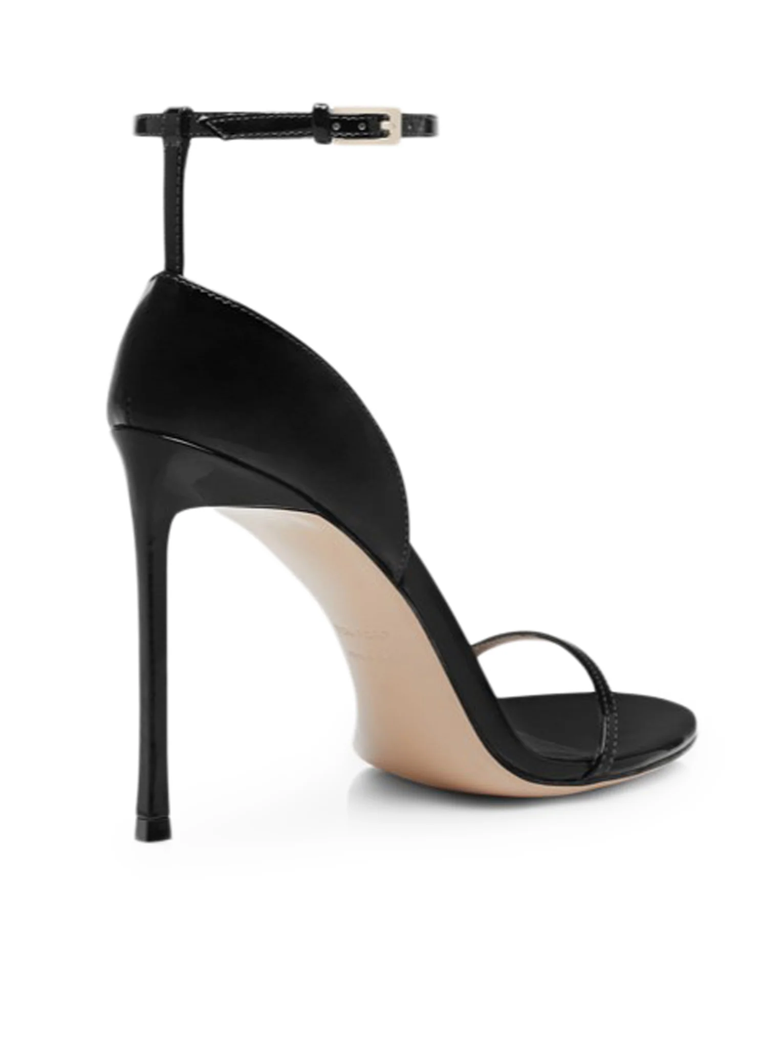VERTIGO PATENT LEATHER SANDAL WITH ANKLE STRAP - Image 4