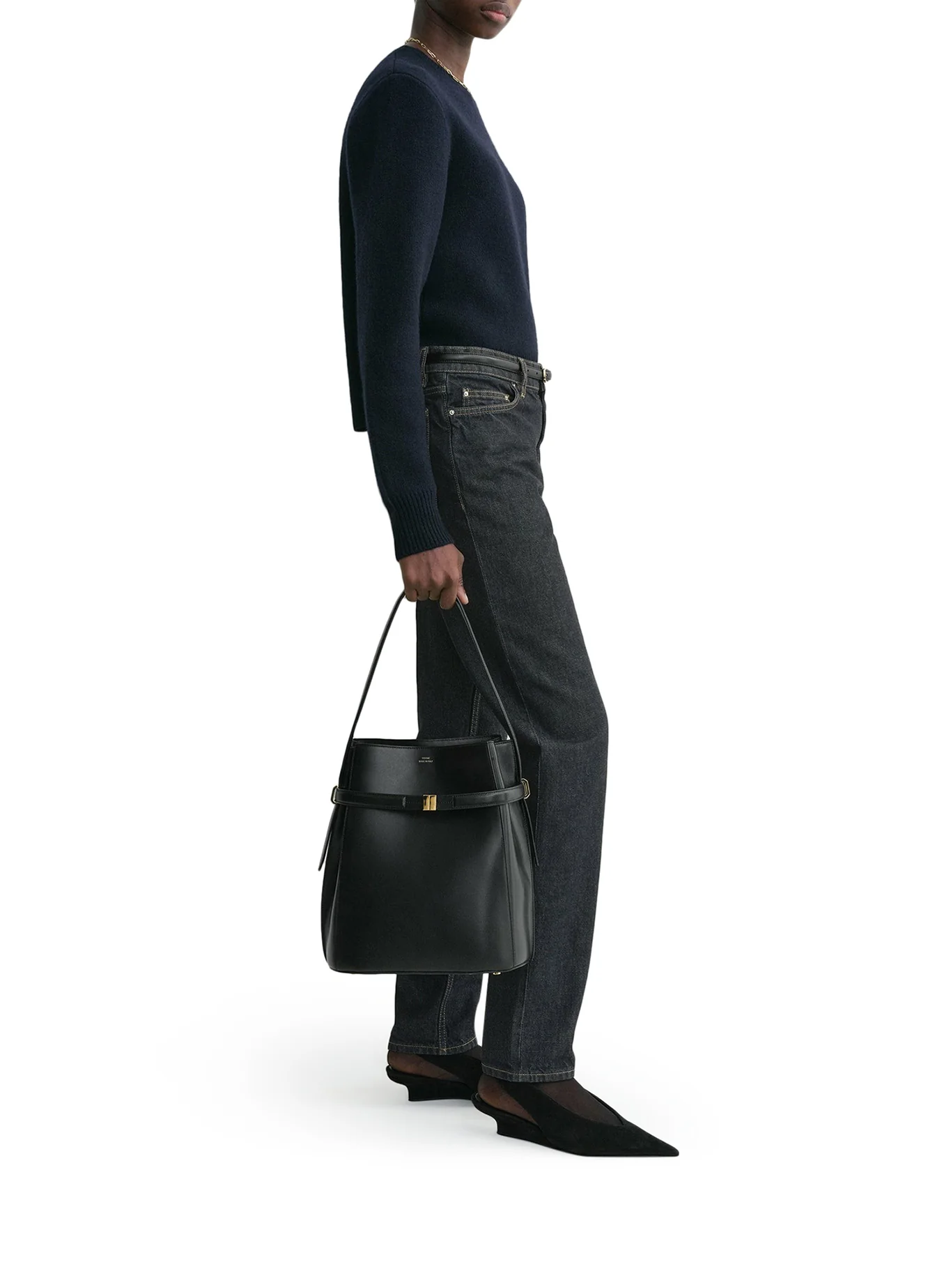 BELTED BUCKET BAG - Image 3
