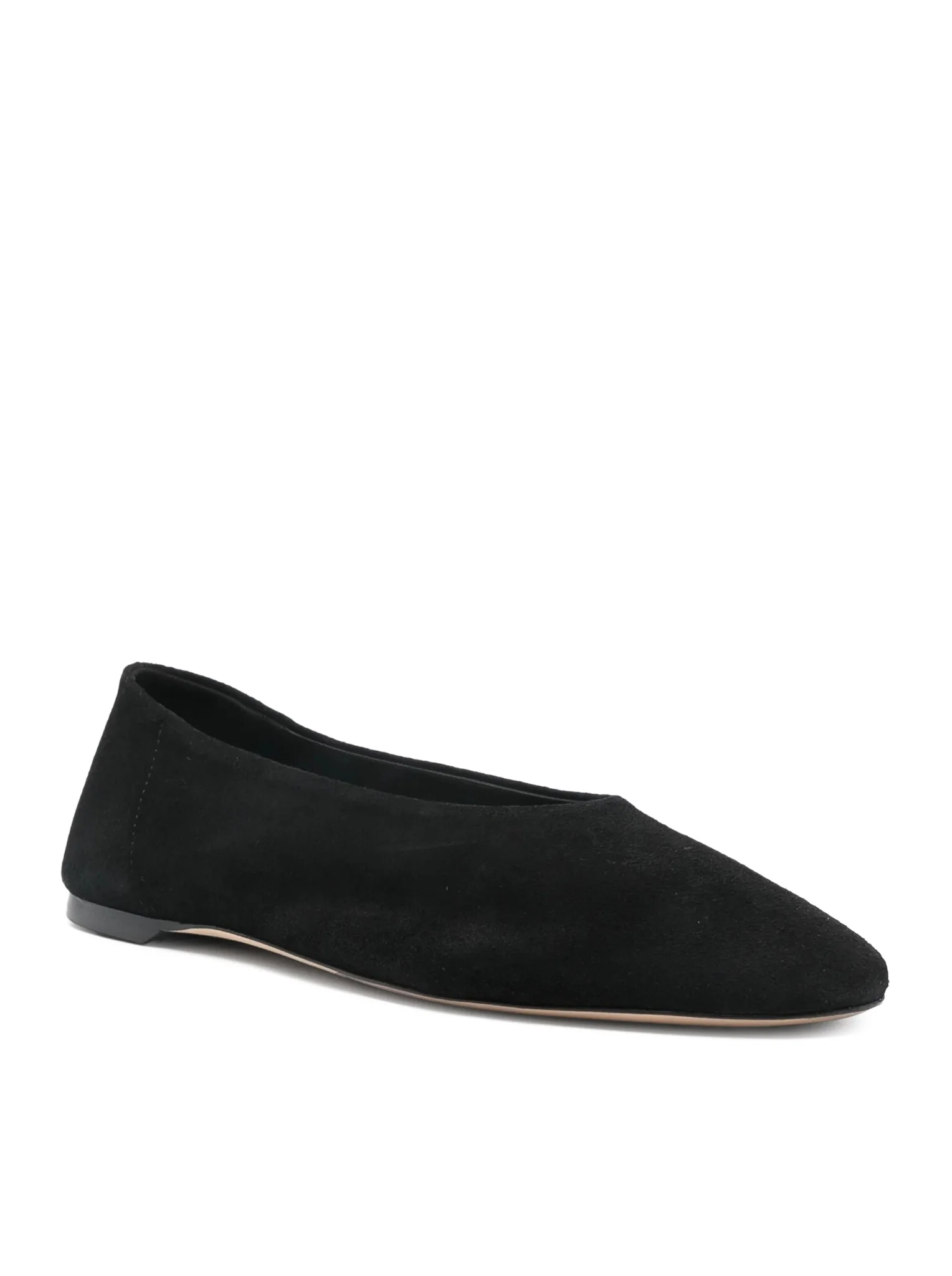 BLACK SUEDE BALLERINAS - Image 4