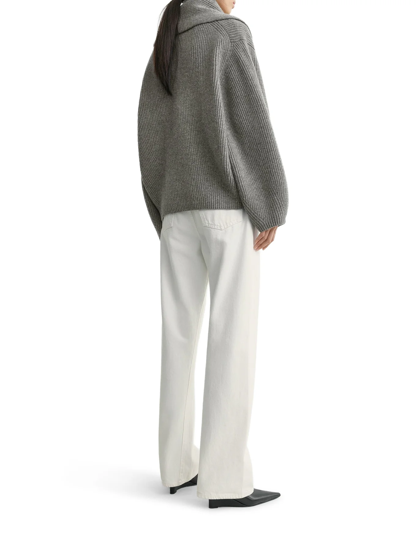CARDIGAN WITH SHAWL LAPEL - Image 3