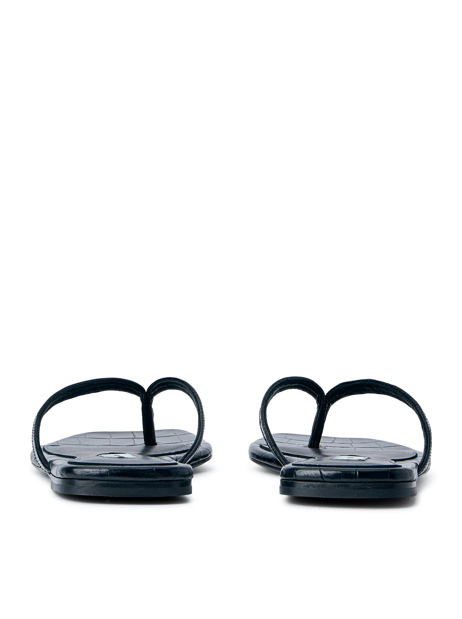 CROCO-EMBOSSED FLIP-FLOPS - Image 3