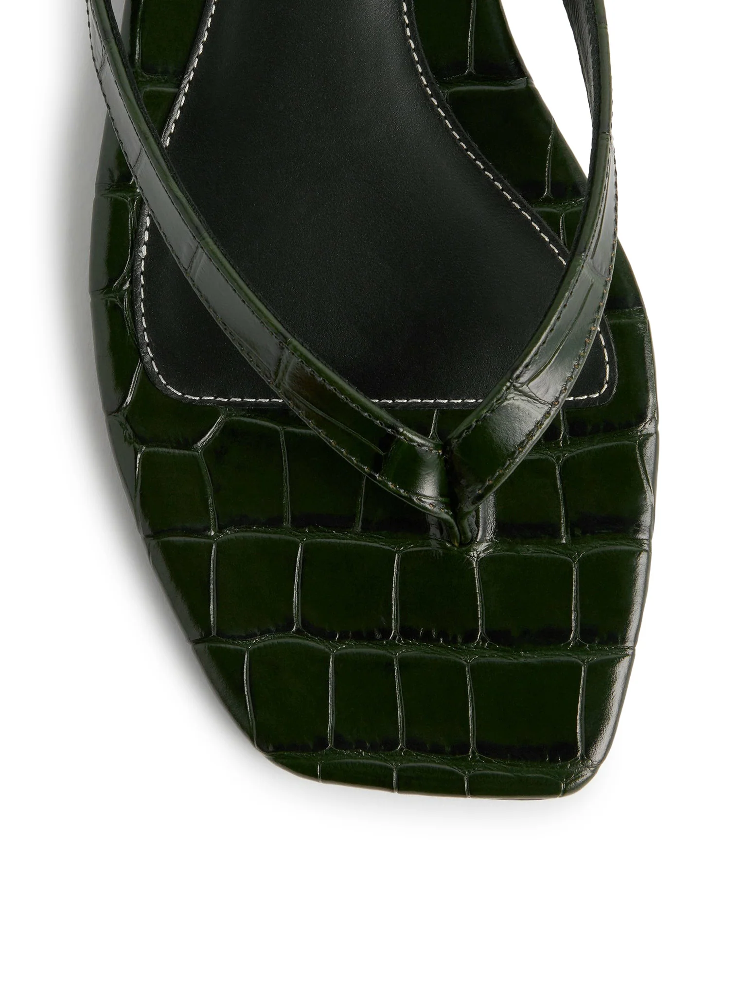 CROCO-EMBOSSED FLIP-FLOPS - Image 6