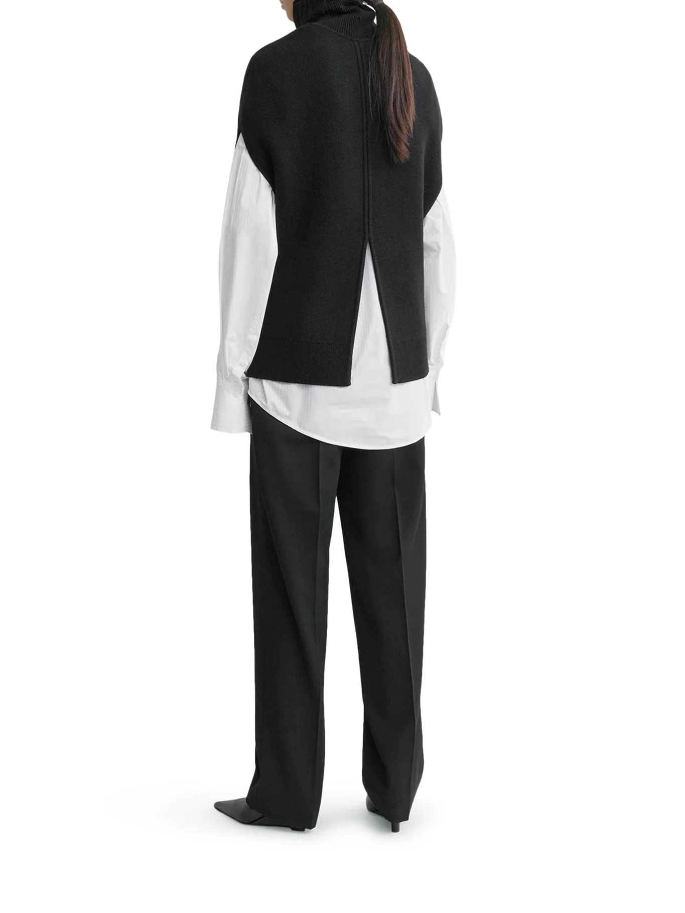 DOUBLE-KNIT WOOL VEST - Image 3